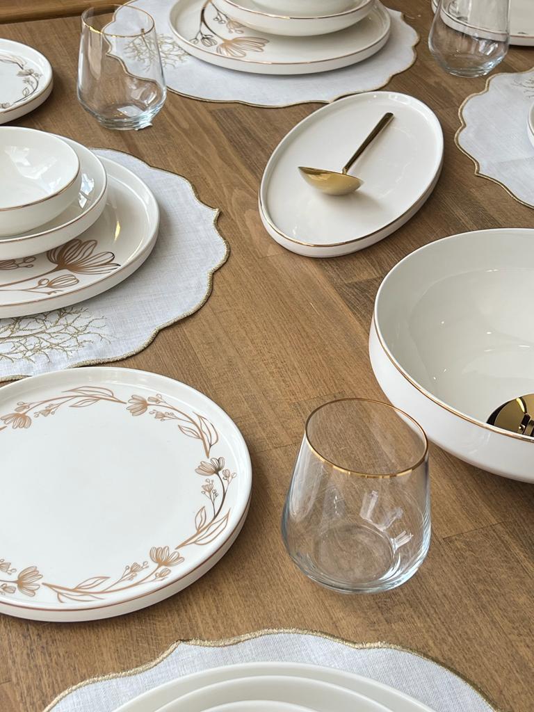 Yemek Takımı Modern Belarus 44 Parça 6 Kişilik
