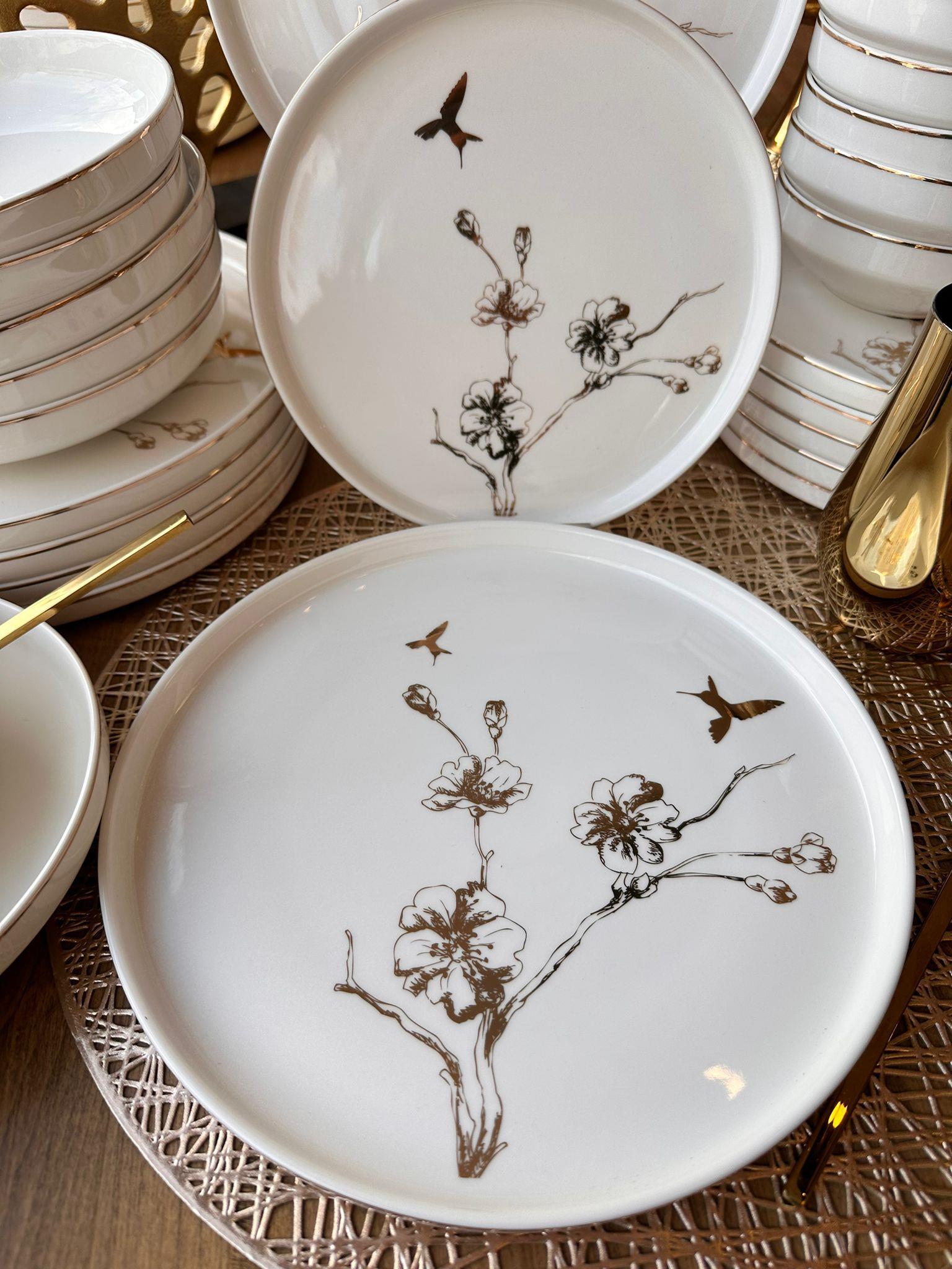 Yemek Takımı Modern Cherry 24 Parça 6 Kişilik