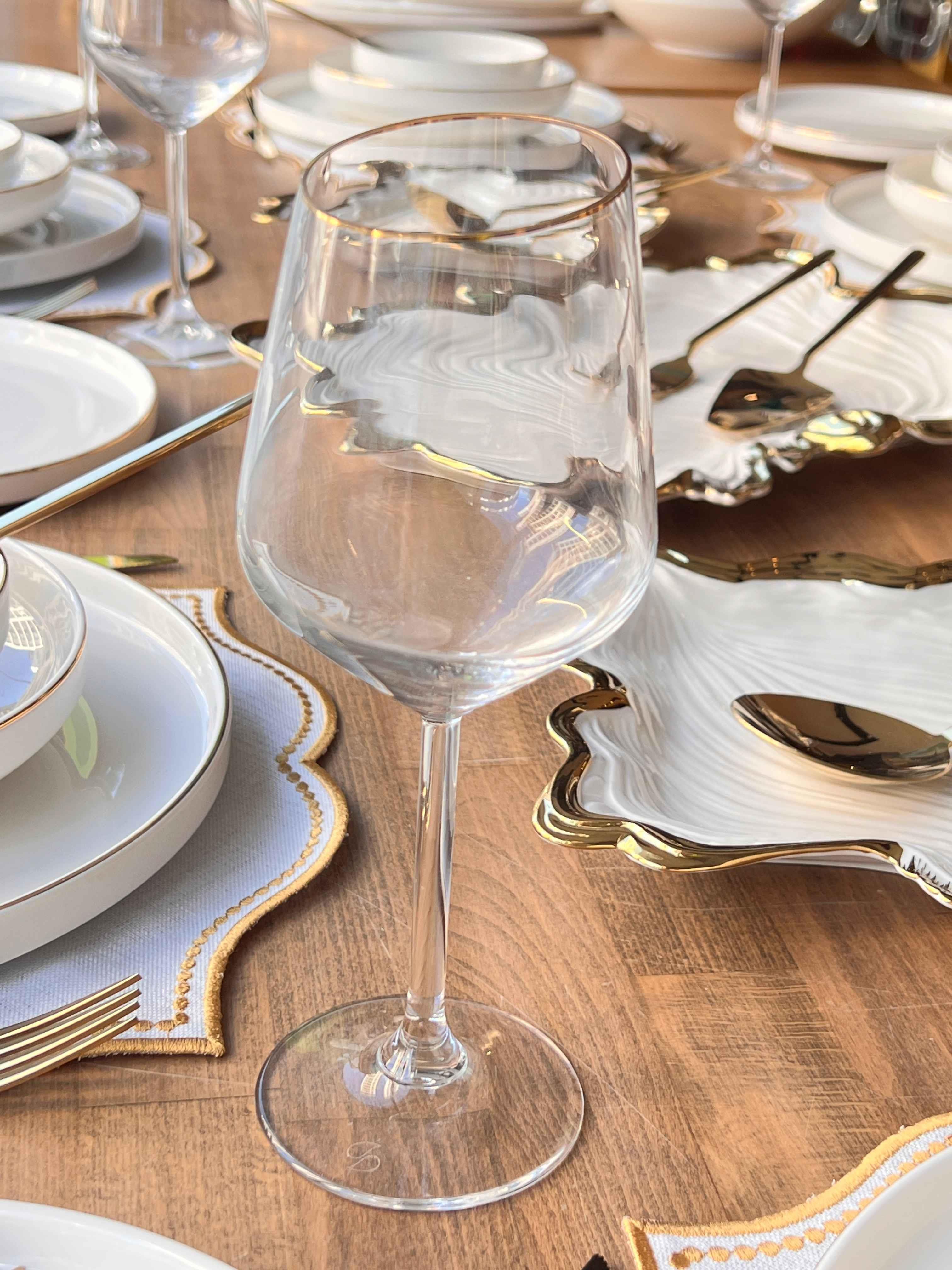 Yemek Takımı Modern Gold 86 Parça 6 Kişilik