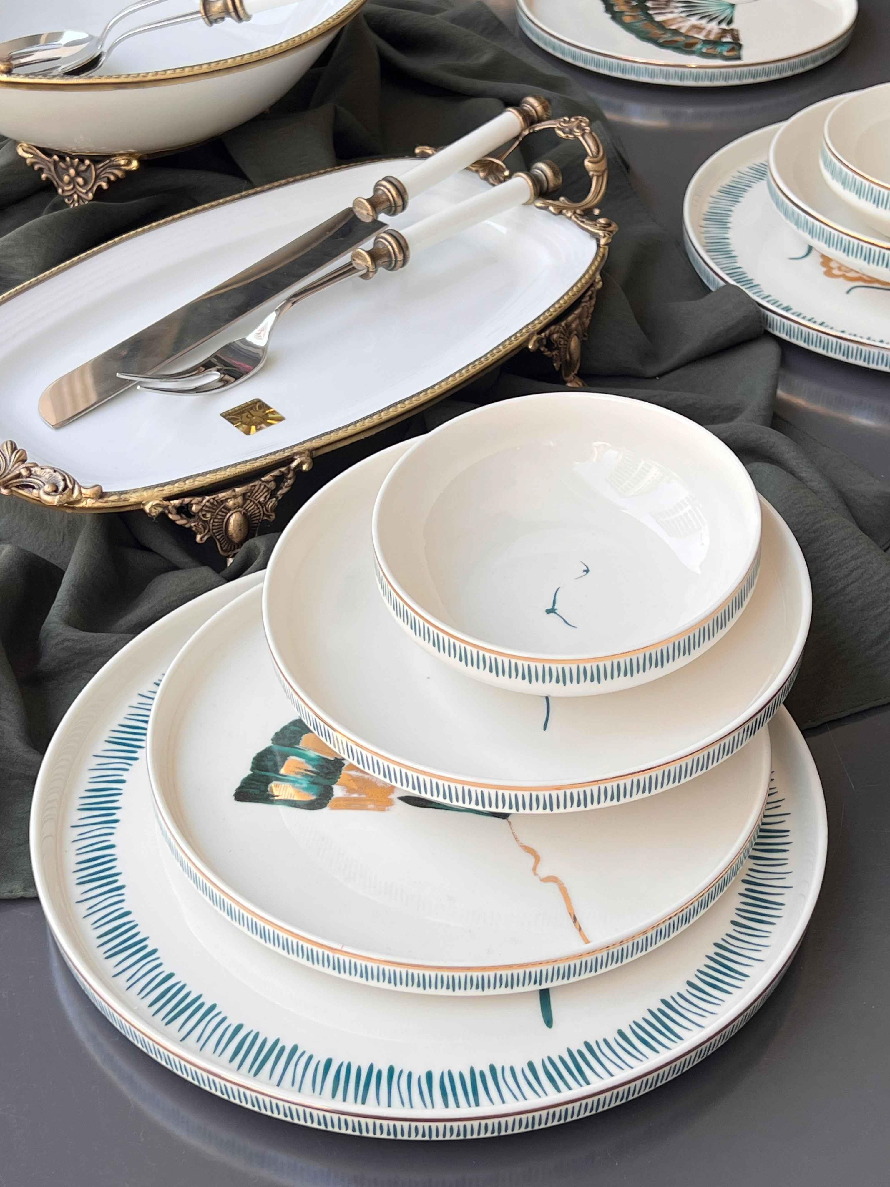 Yemek Takımı Modern Grace 32 Parça 6 Kişilik