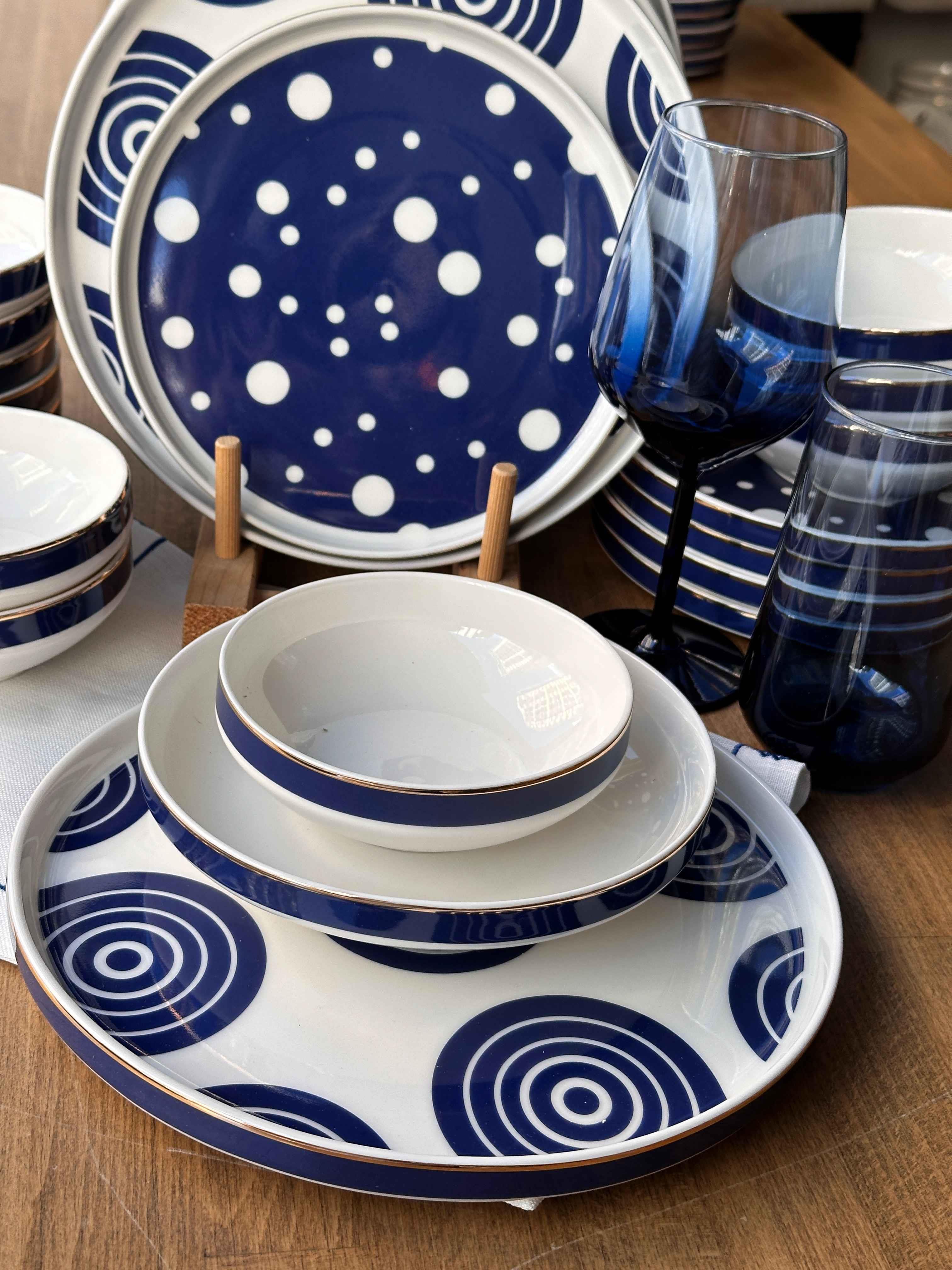 Yemek Takımı Modern Monako 24 Parça 6 Kişilik