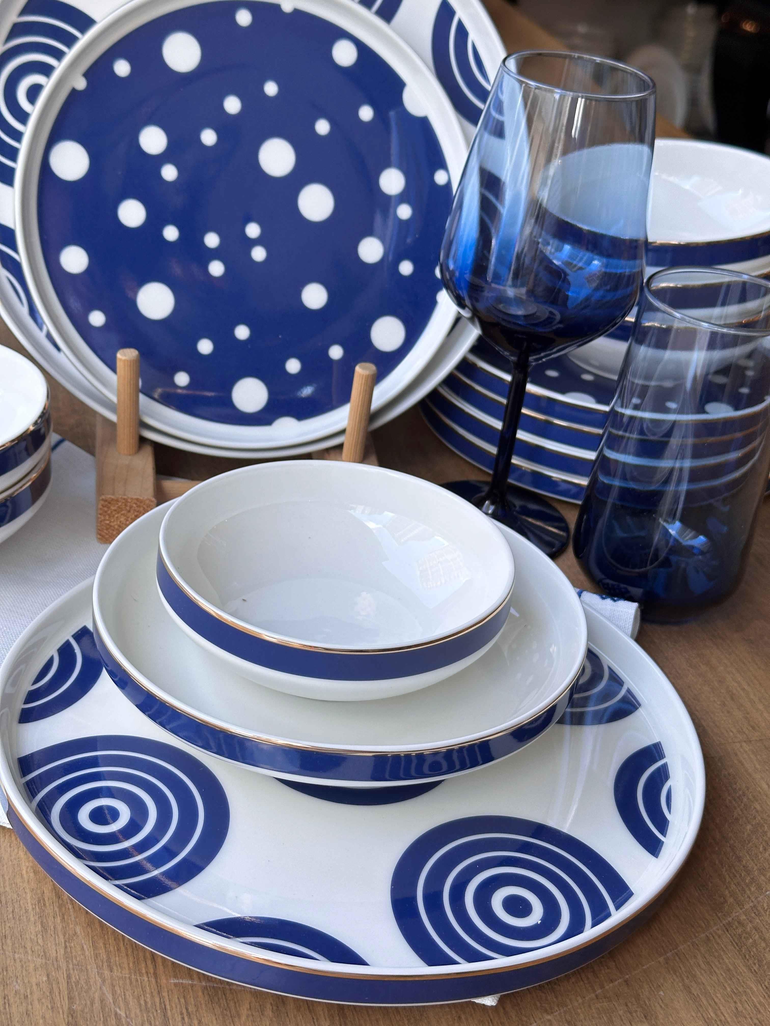Yemek Takımı Modern Monako 24 Parça 6 Kişilik