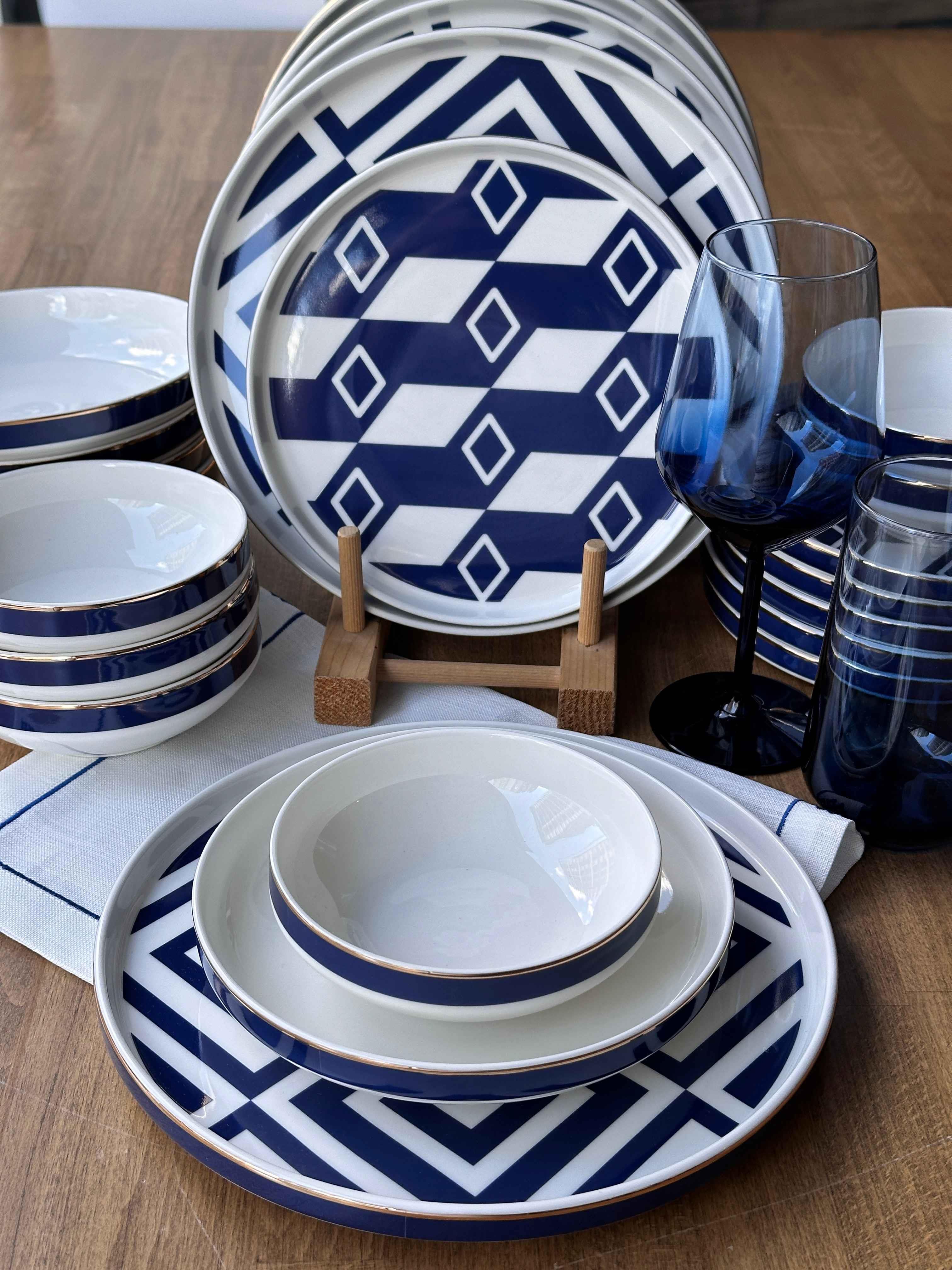 Yemek Takımı Modern Savona 24 Parça 6 Kişilik