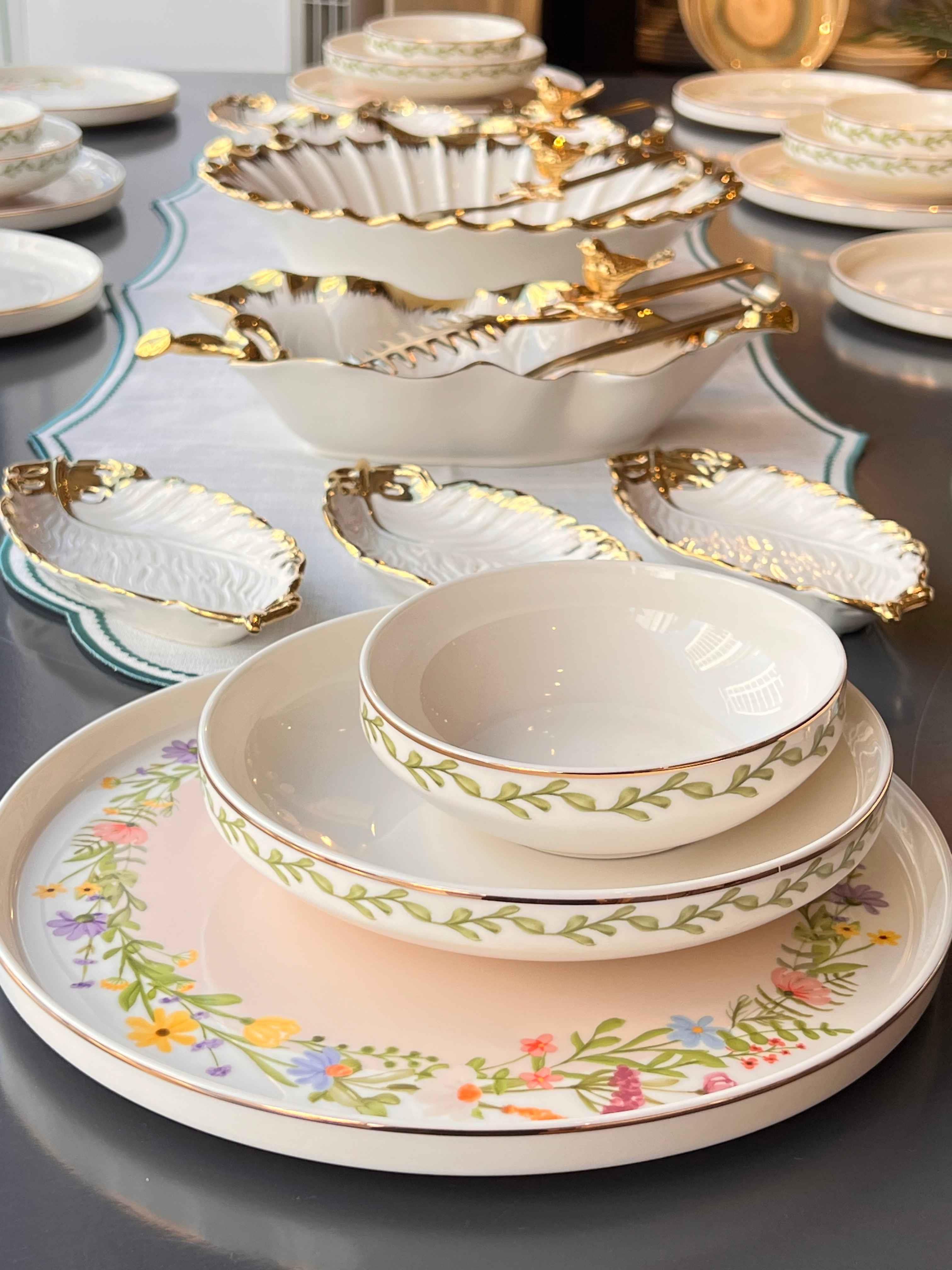 Yemek Takımı Modern Spring 37 Parça 6 Kişilik