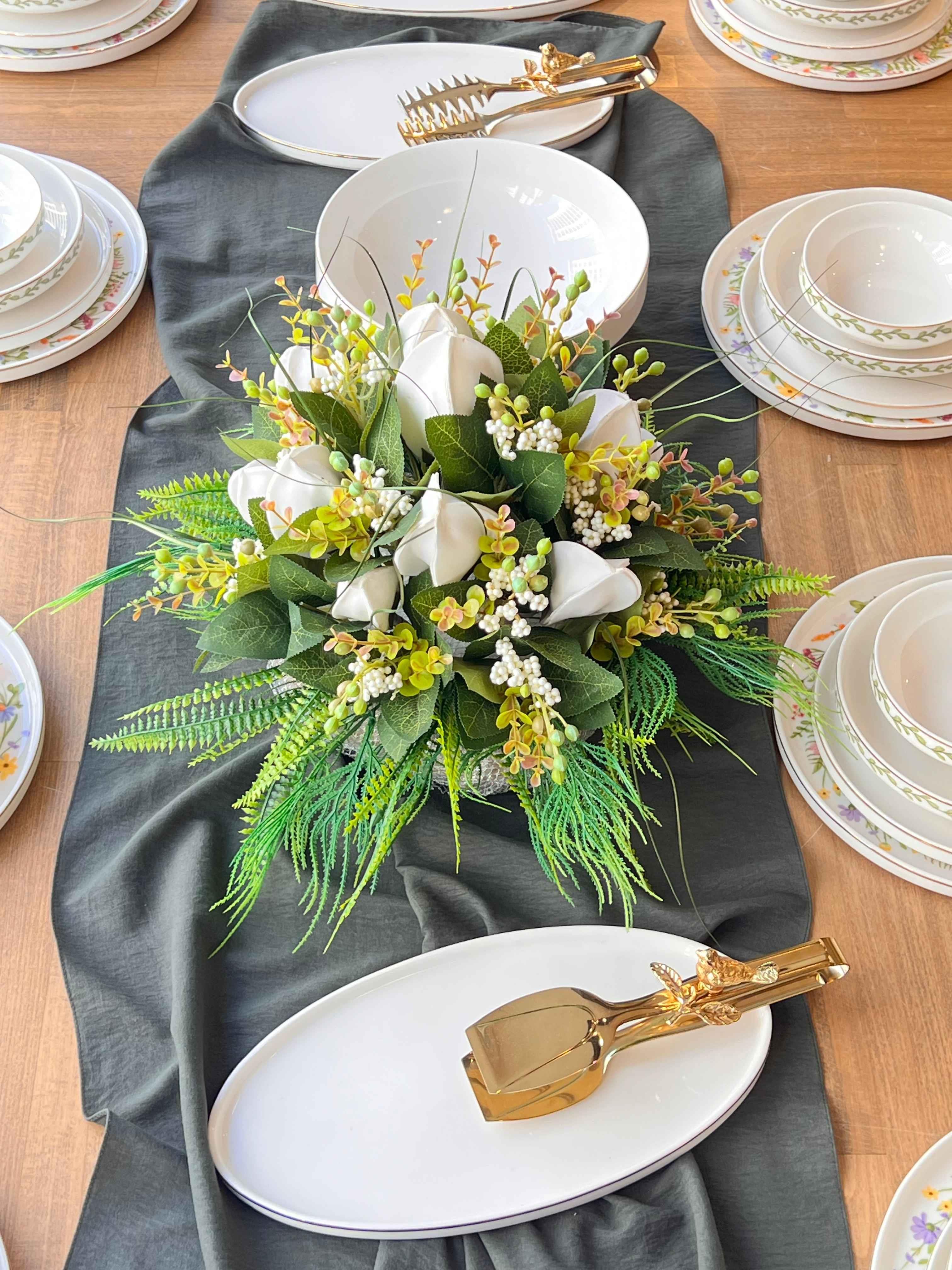 Yemek Takımı Modern Spring 59 Parça 12 Kişilik