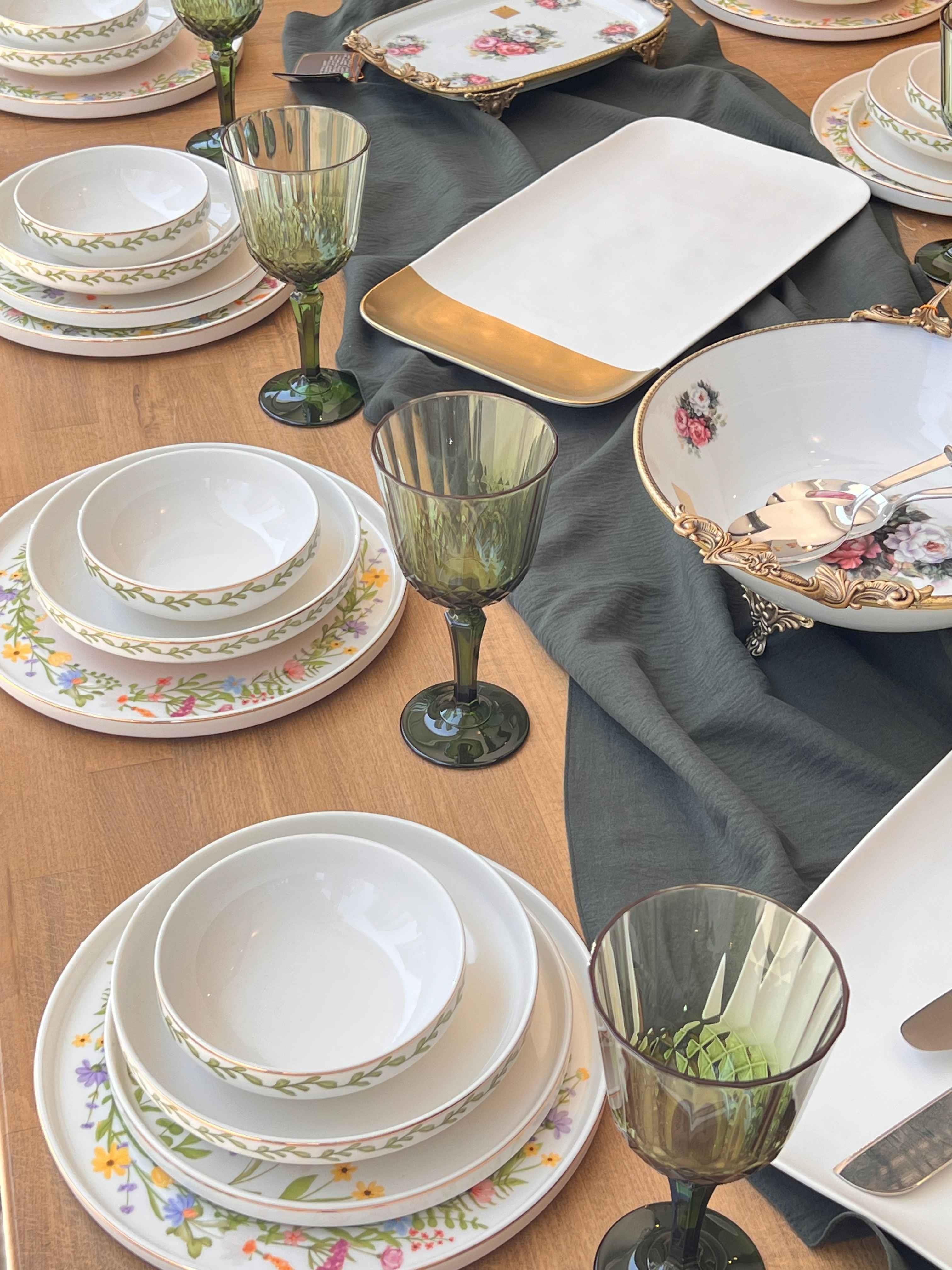 Yemek Takımı Modern Spring 70 Parça 12 Kişilik