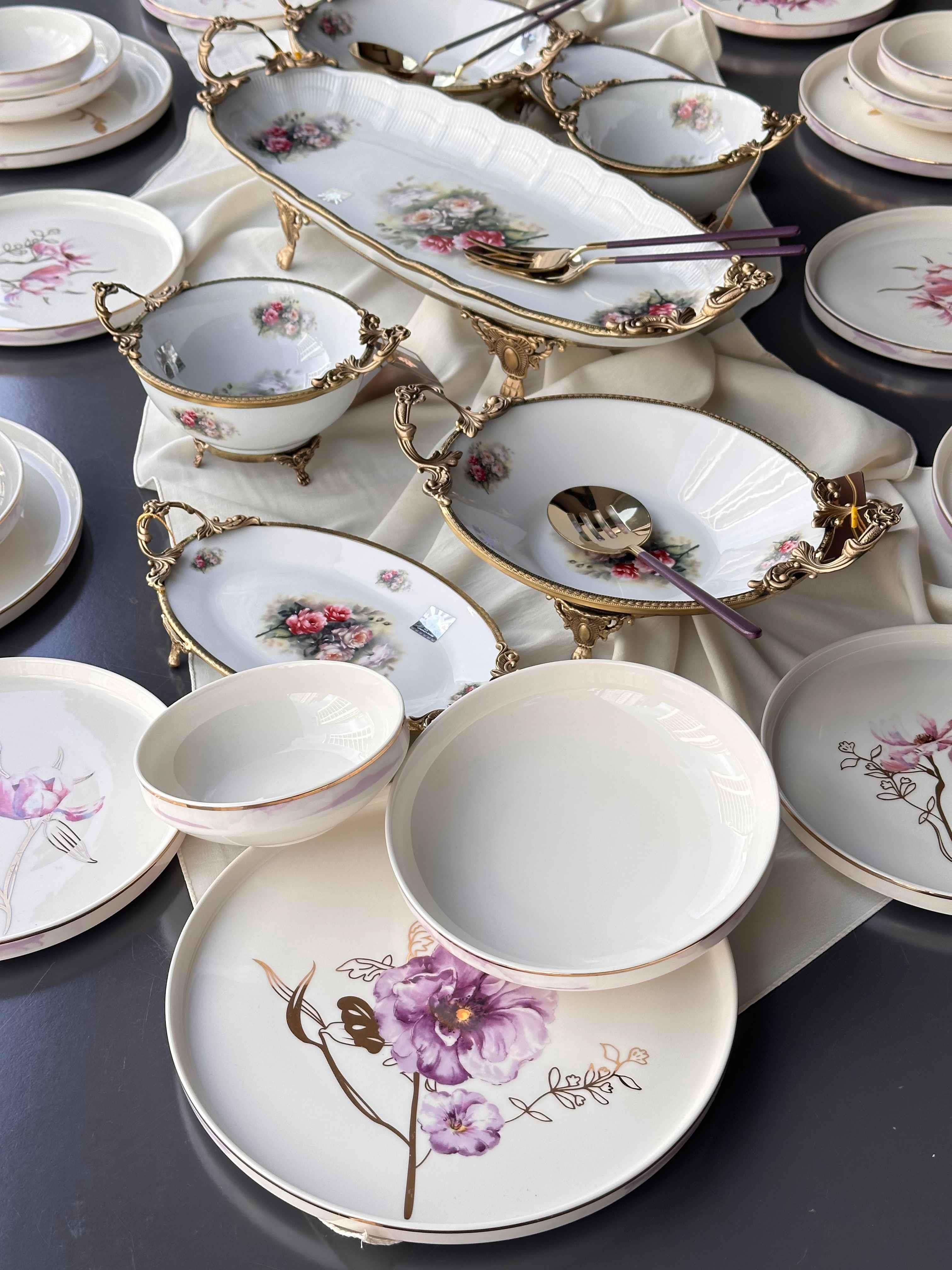 Yemek Takımı Modern Violet 36 Parça 6 Kişilik