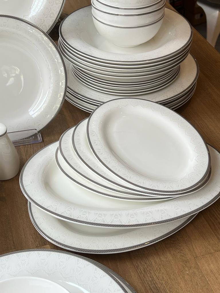Yemek Takımı Nantes Silver 60 Parça 12 Kişilik
