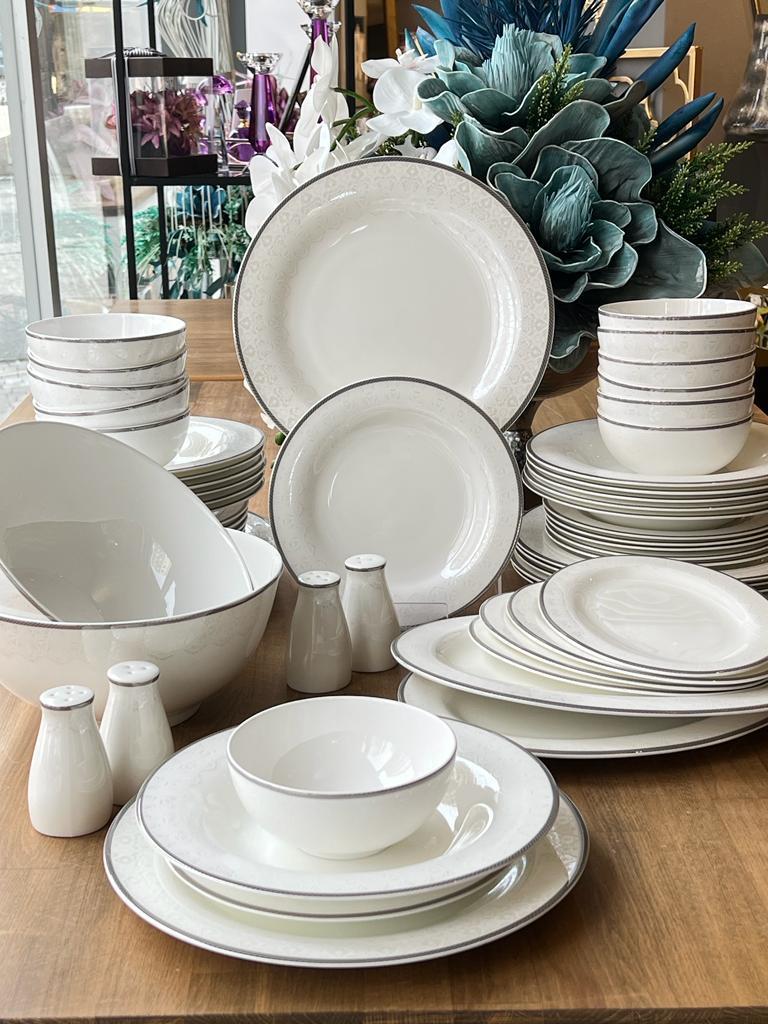 Yemek Takımı Nantes Silver 60 Parça 12 Kişilik