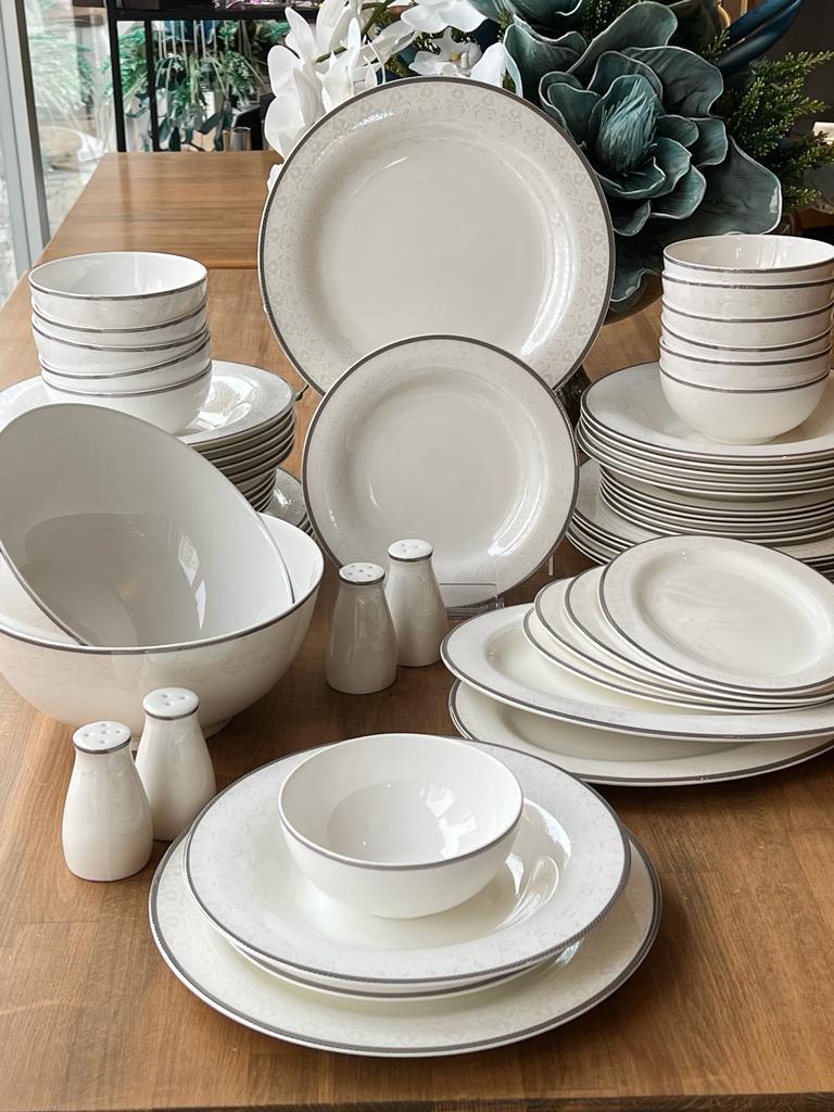 Yemek Takımı Nantes Silver 60 Parça 12 Kişilik