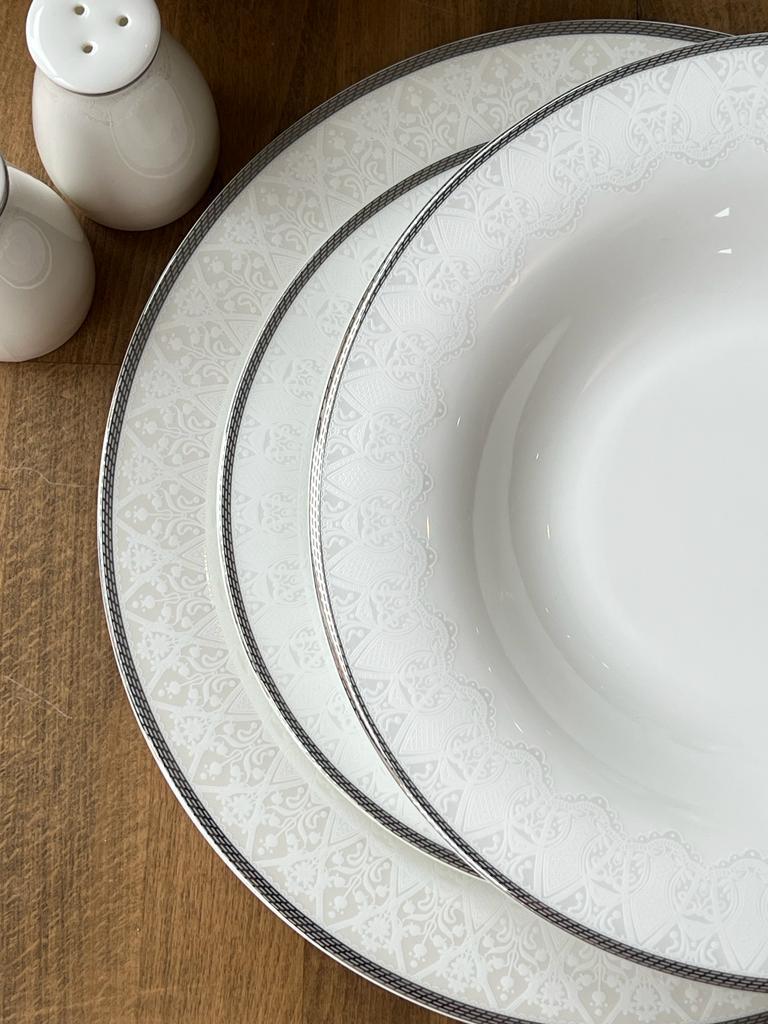 Yemek Takımı Nantes Silver 60 Parça 12 Kişilik