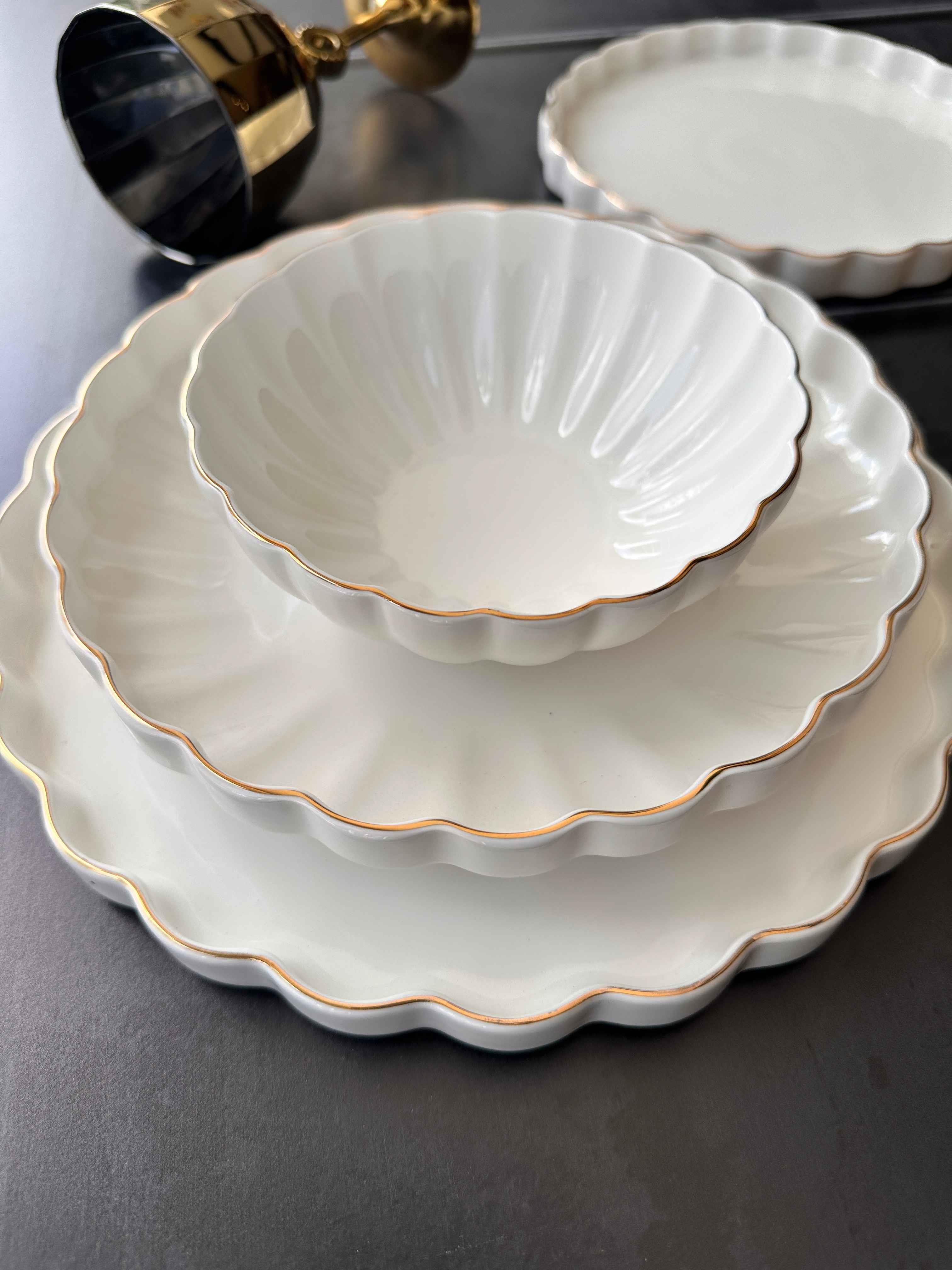 Yemek Takımı Royal Charme Gold 24 Parça 6 Kişilik