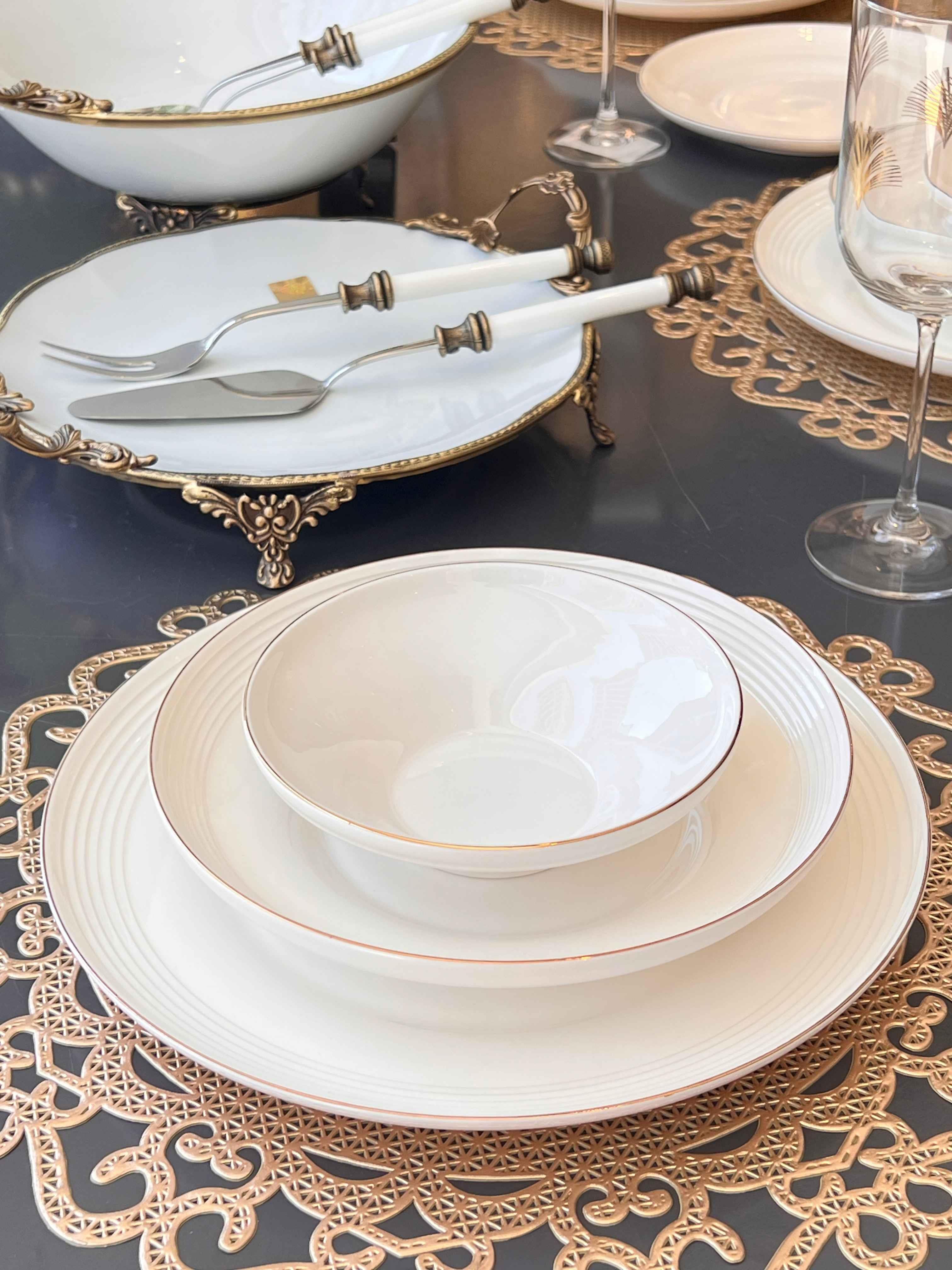 Yemek Takımı Royal Charme Gold 44 Parça 6 Kişilik