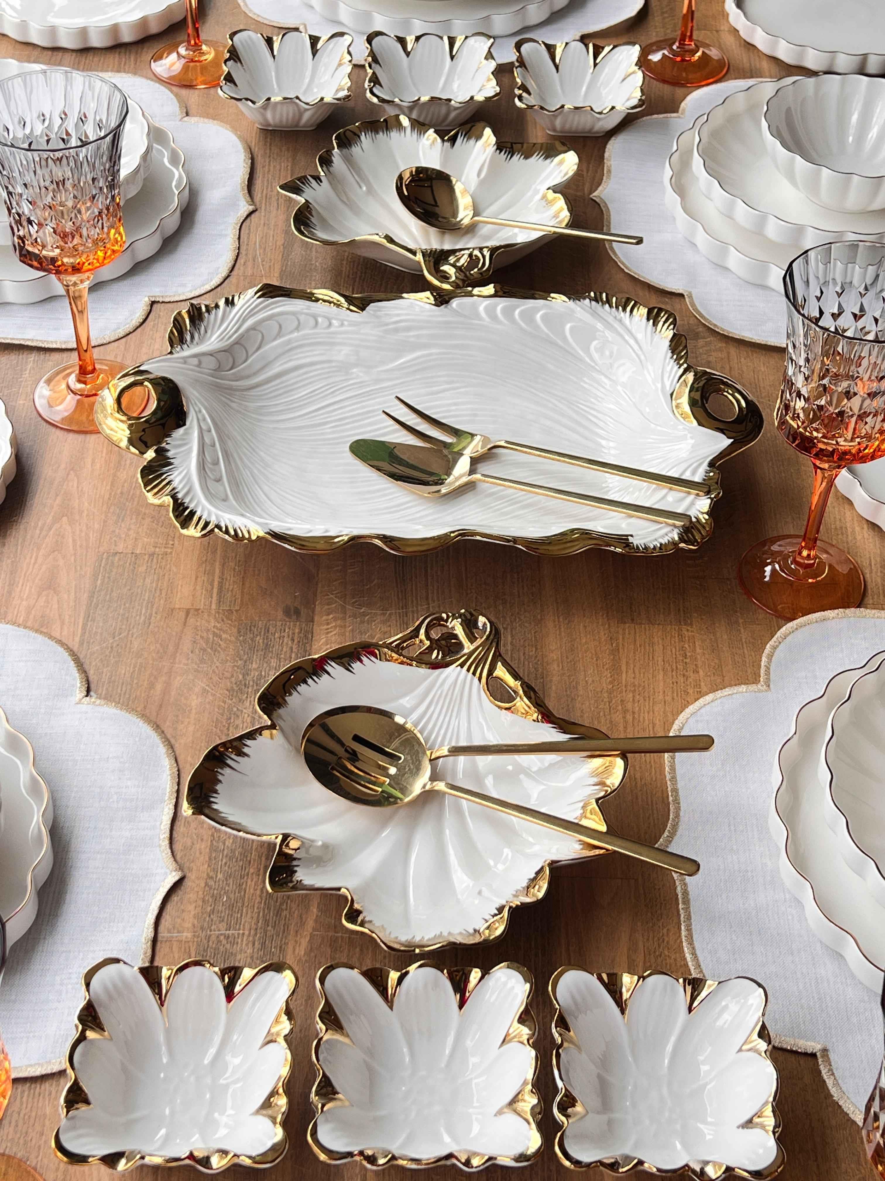 Yemek Takımı Royal Charme Gold 50 Parça 6 Kişilik