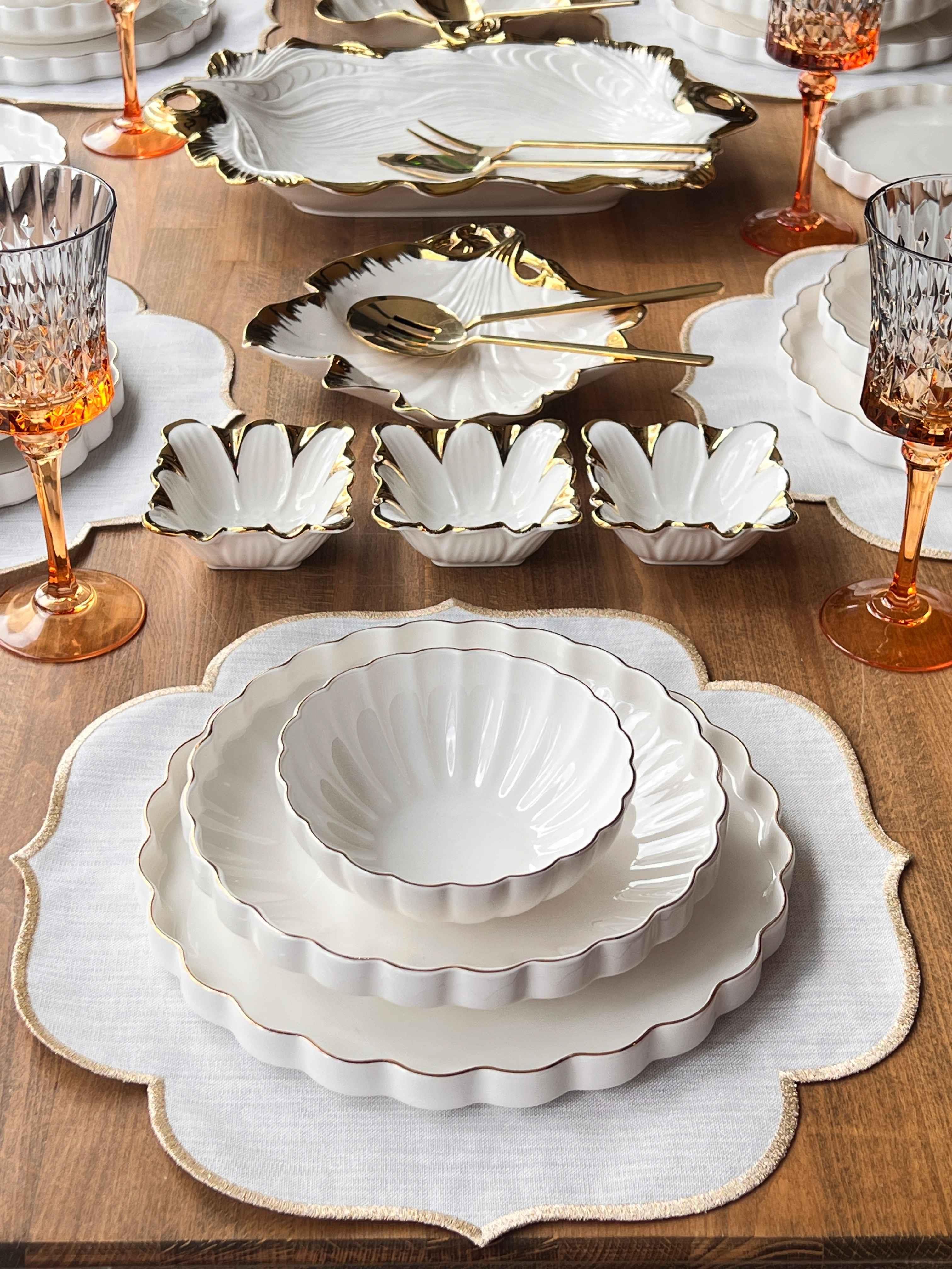 Yemek Takımı Royal Charme Gold 50 Parça 6 Kişilik