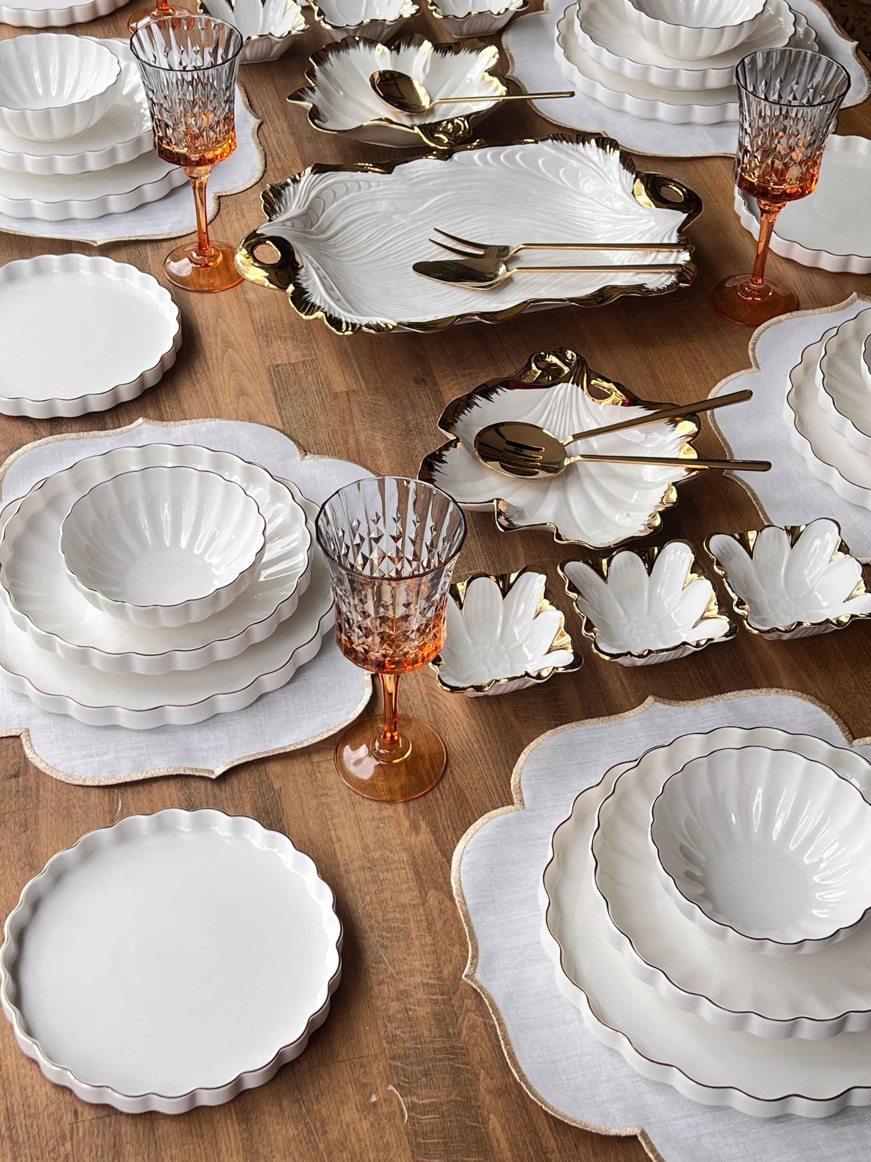 Yemek Takımı Royal Charme Gold 50 Parça 6 Kişilik