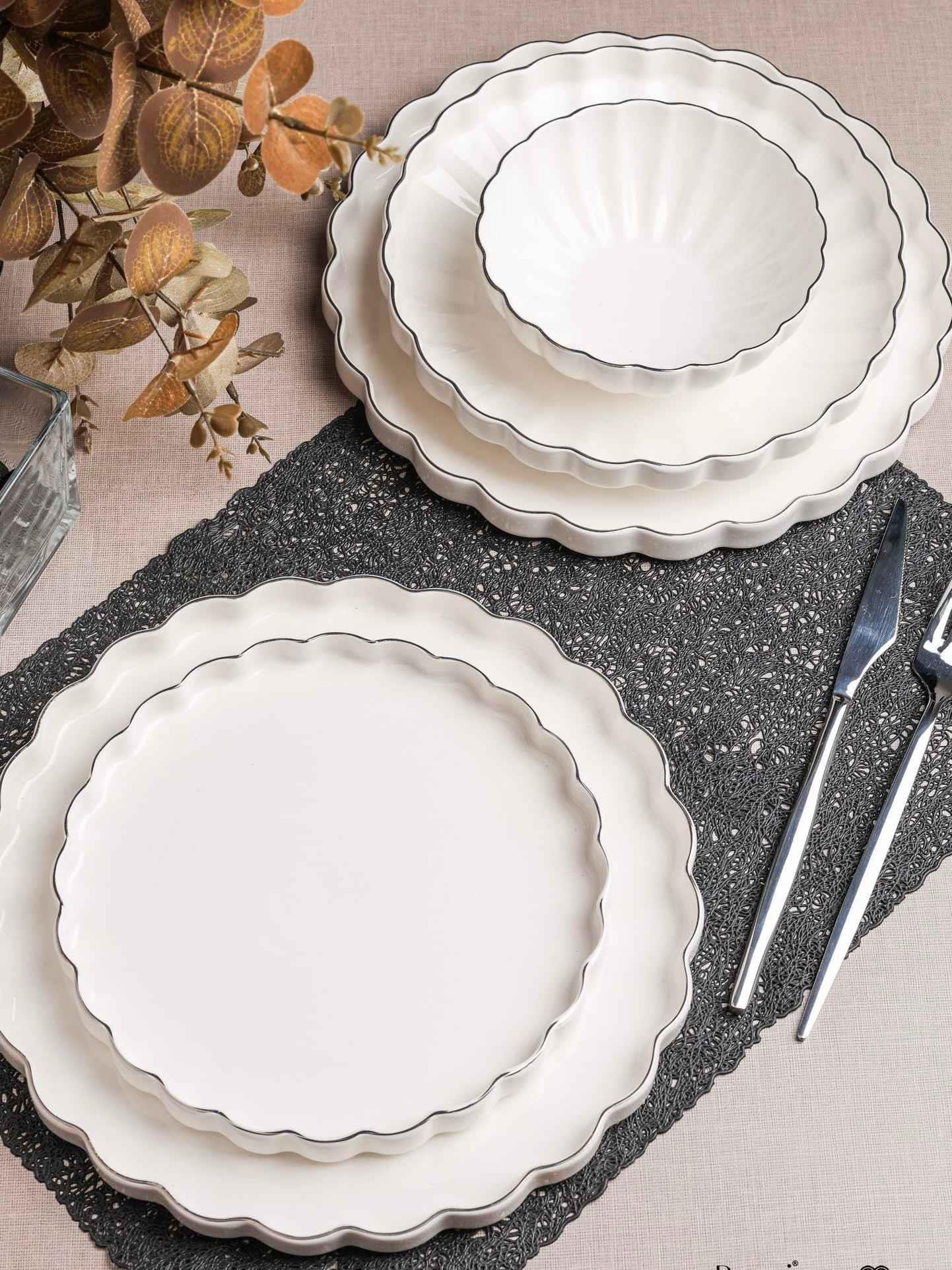 Yemek Takımı Royal Charme Silver 24 Parça 6 Kişilik
