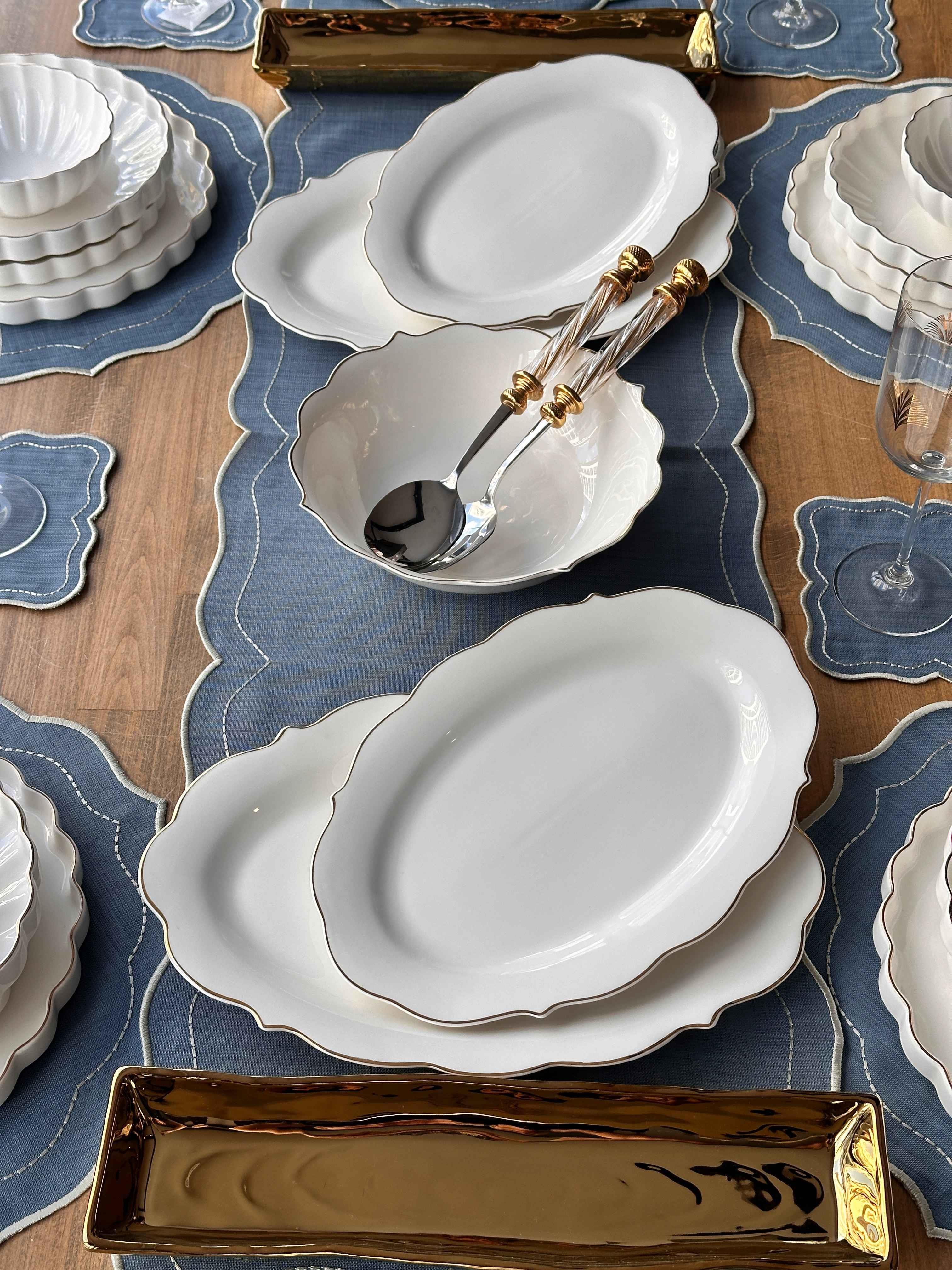 Yemek Takımı Royal Charme Twist Gold 52 Parça 6 Kişilik