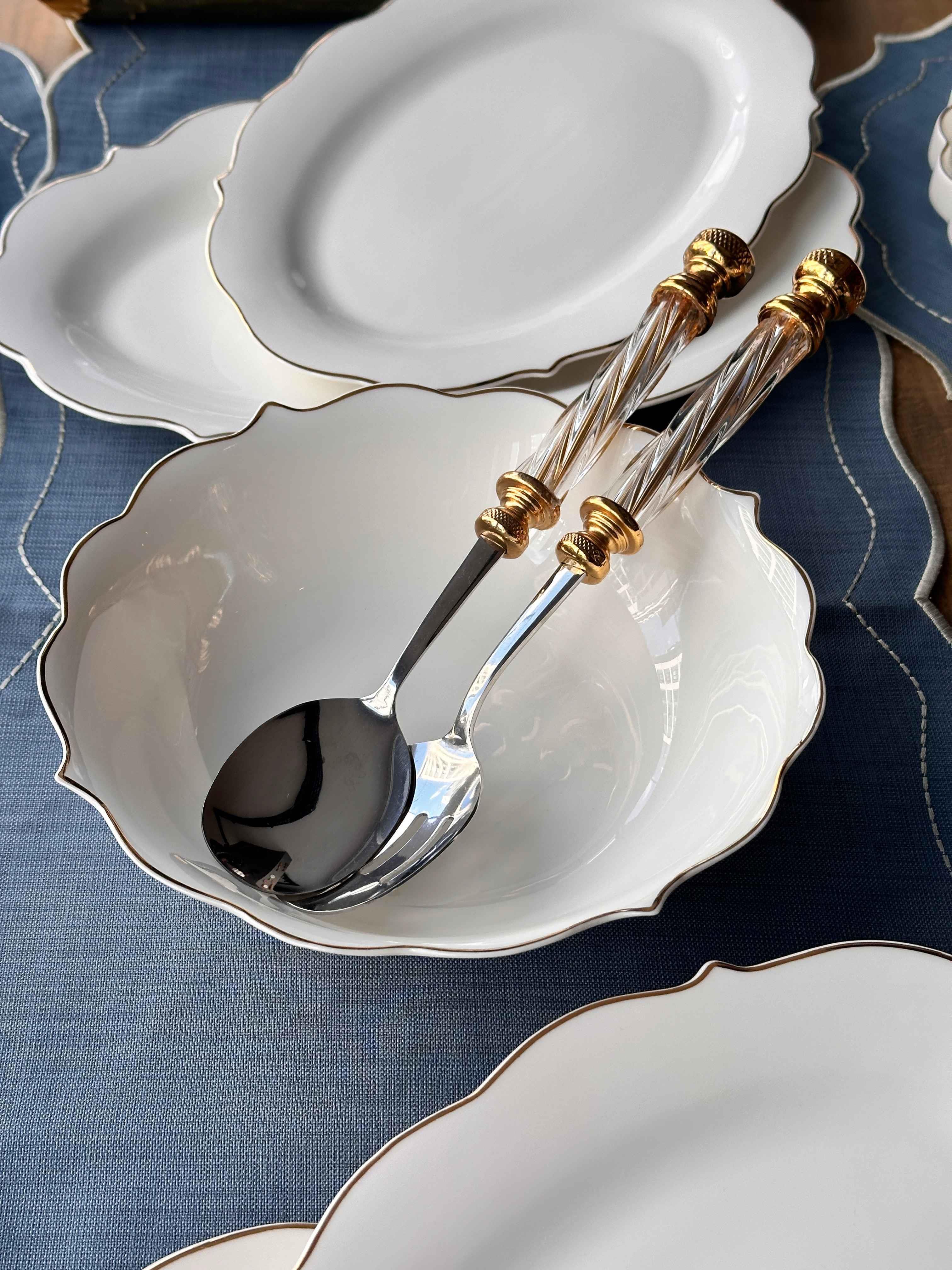 Yemek Takımı Royal Charme Twist Gold 52 Parça 6 Kişilik