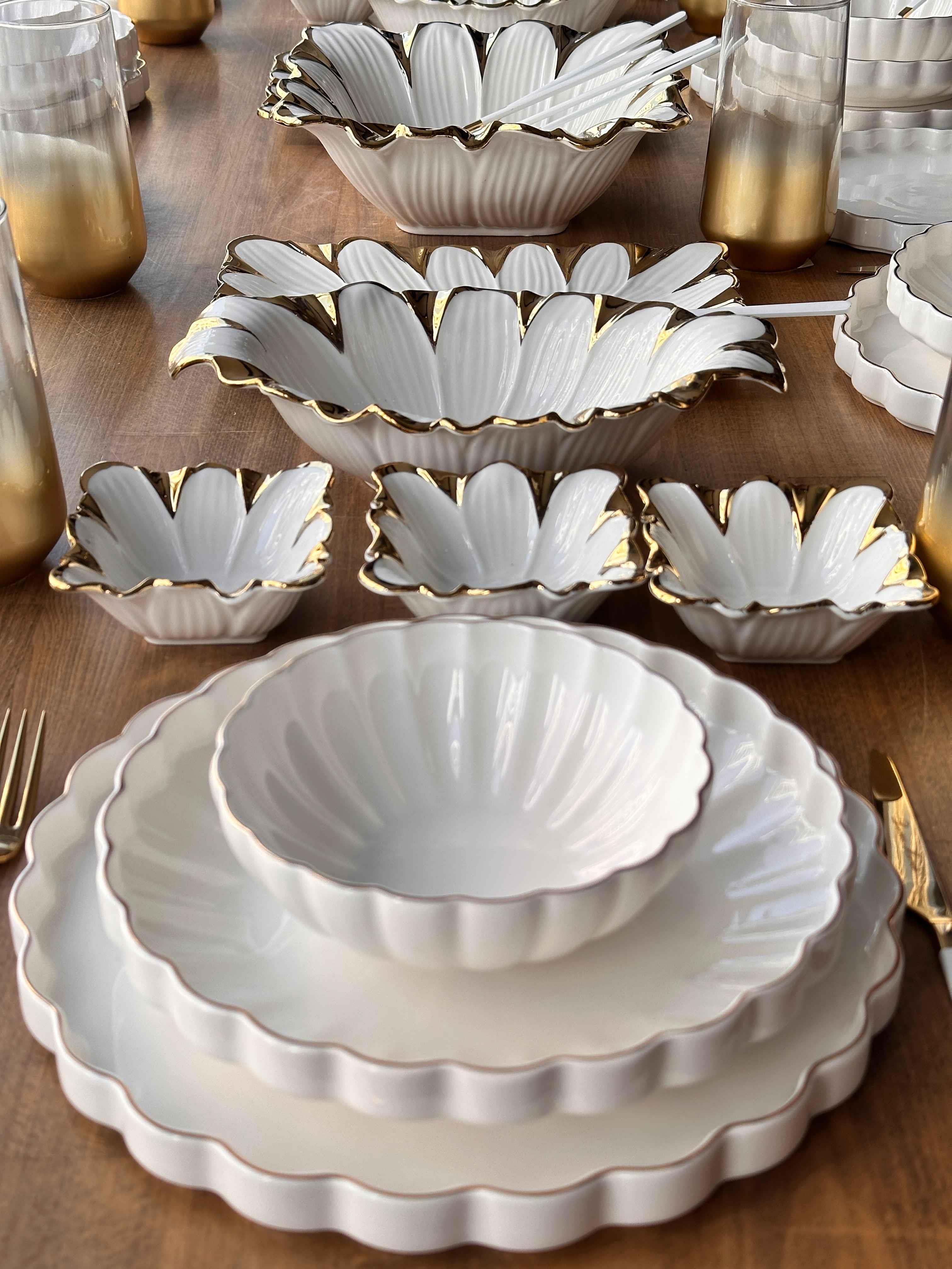 Yemek Takımı Royal Charme Twist Gold 88 Parça 6 Kişilik