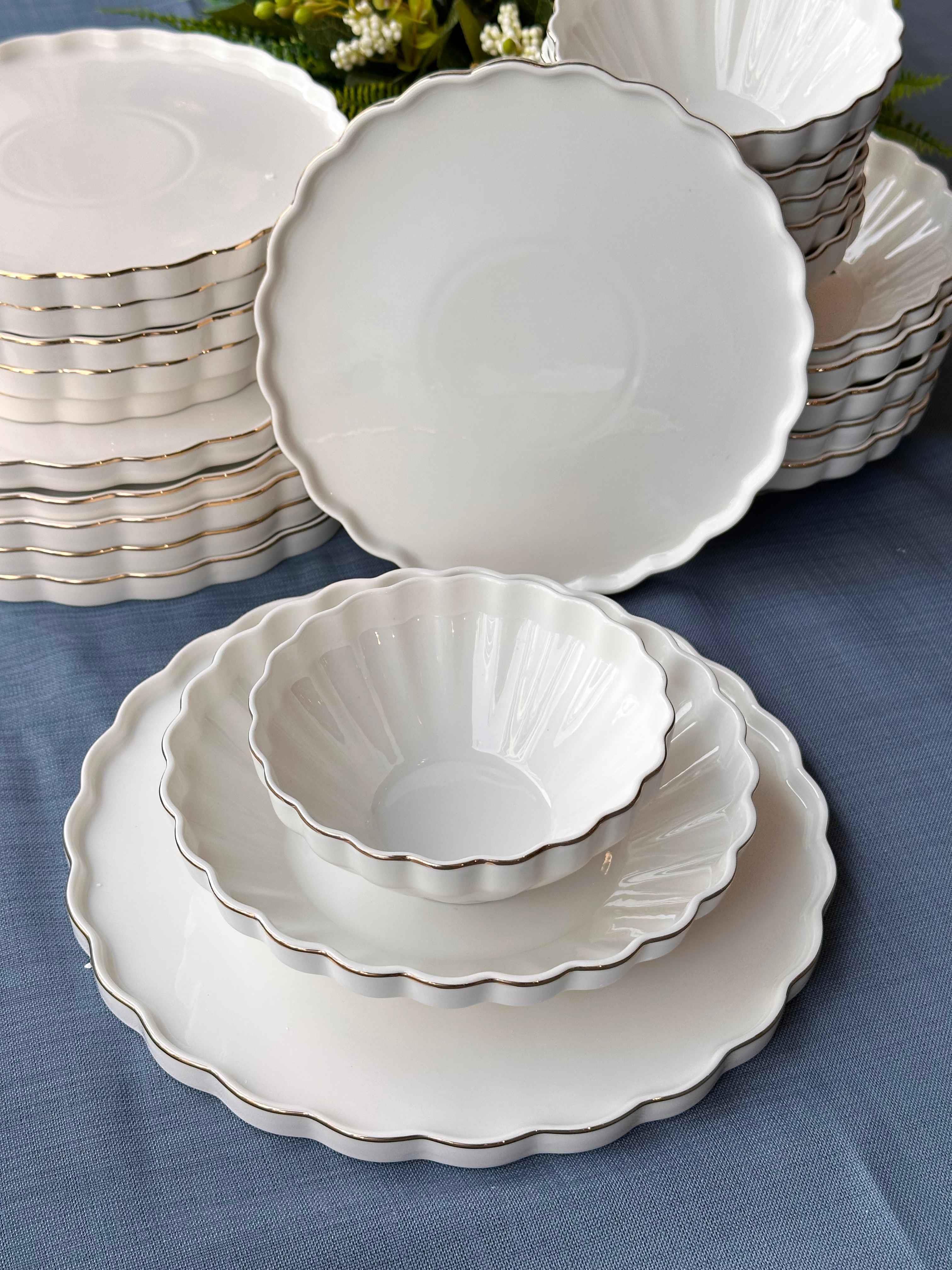 Yemek Takımı Twist Gold 24 Parça 6 Kişilik