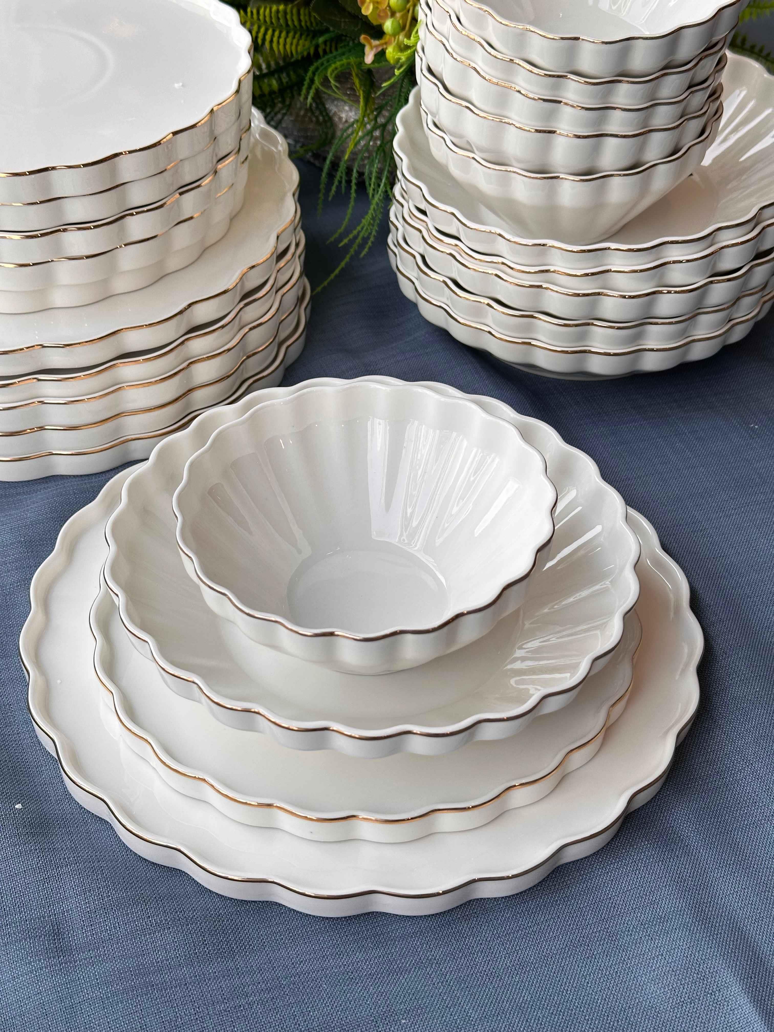 Yemek Takımı Twist Gold 24 Parça 6 Kişilik