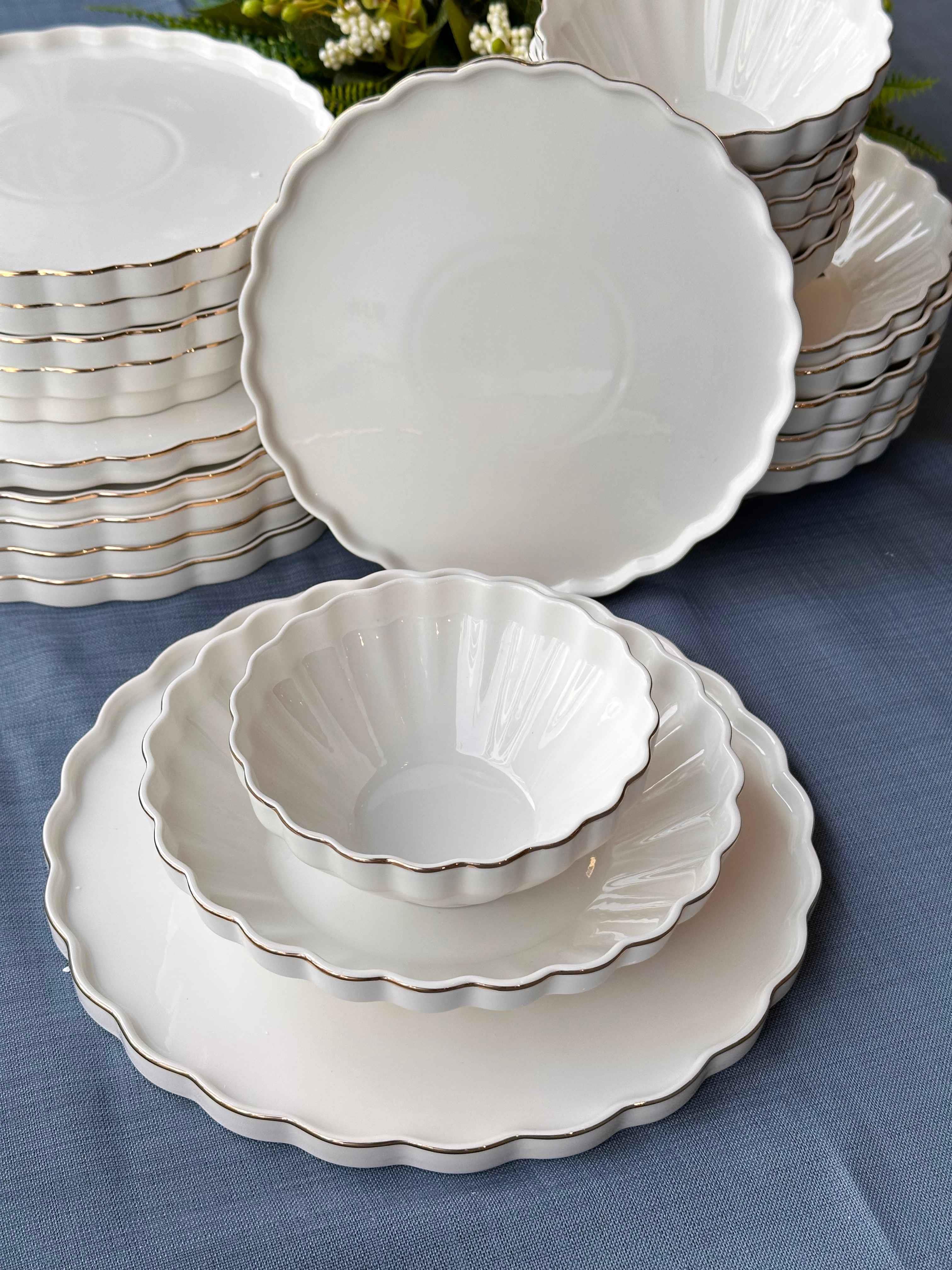 Yemek Takımı Twist Gold 24 Parça 6 Kişilik
