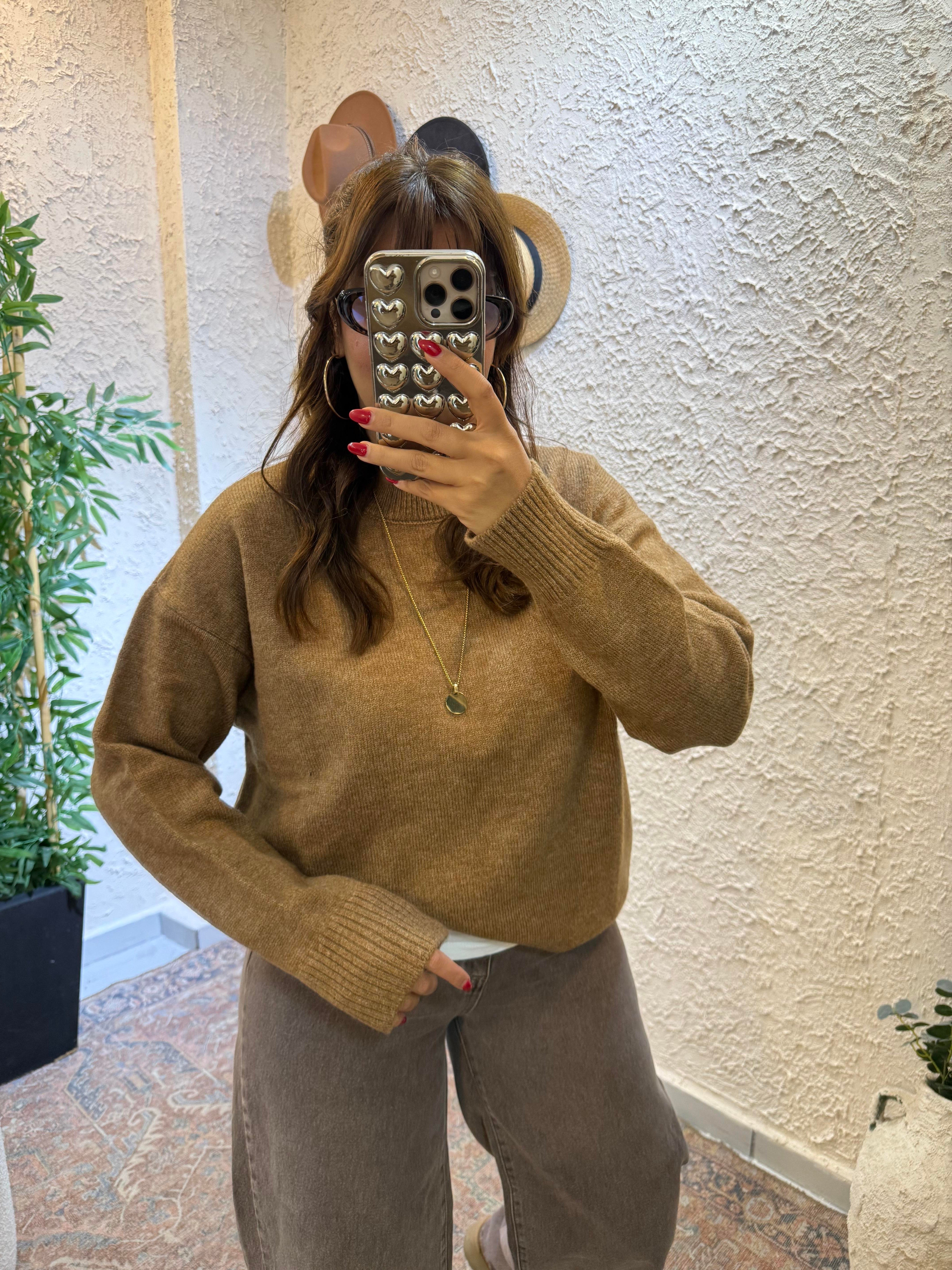  Oversıze Kazak Camel