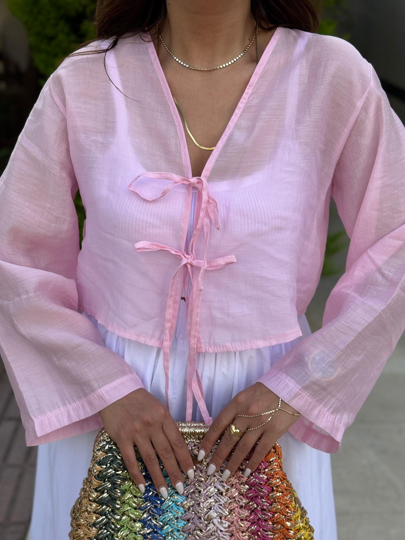 Bağlamalı Tensel Kimono