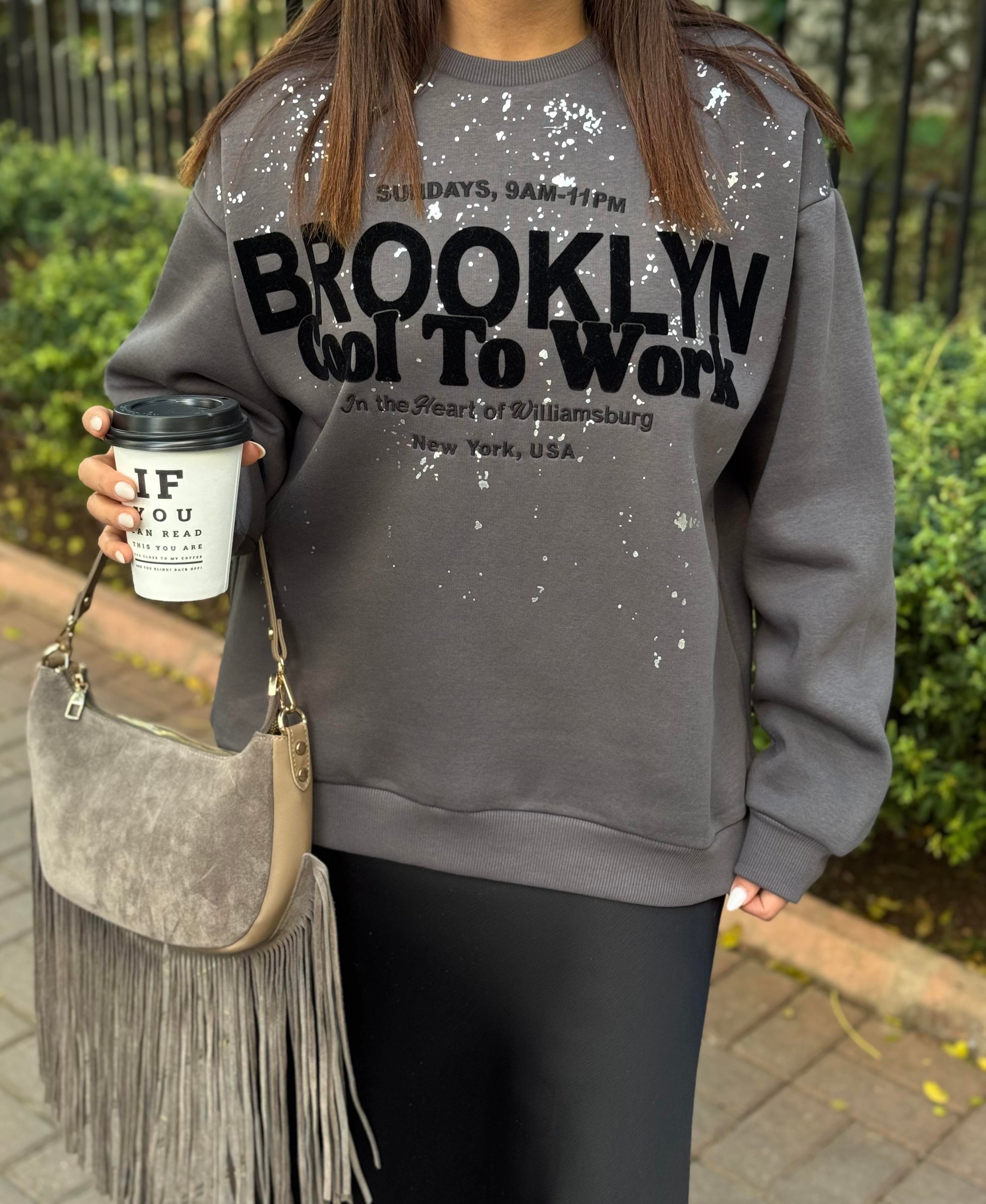 baskılı sweatshirt 