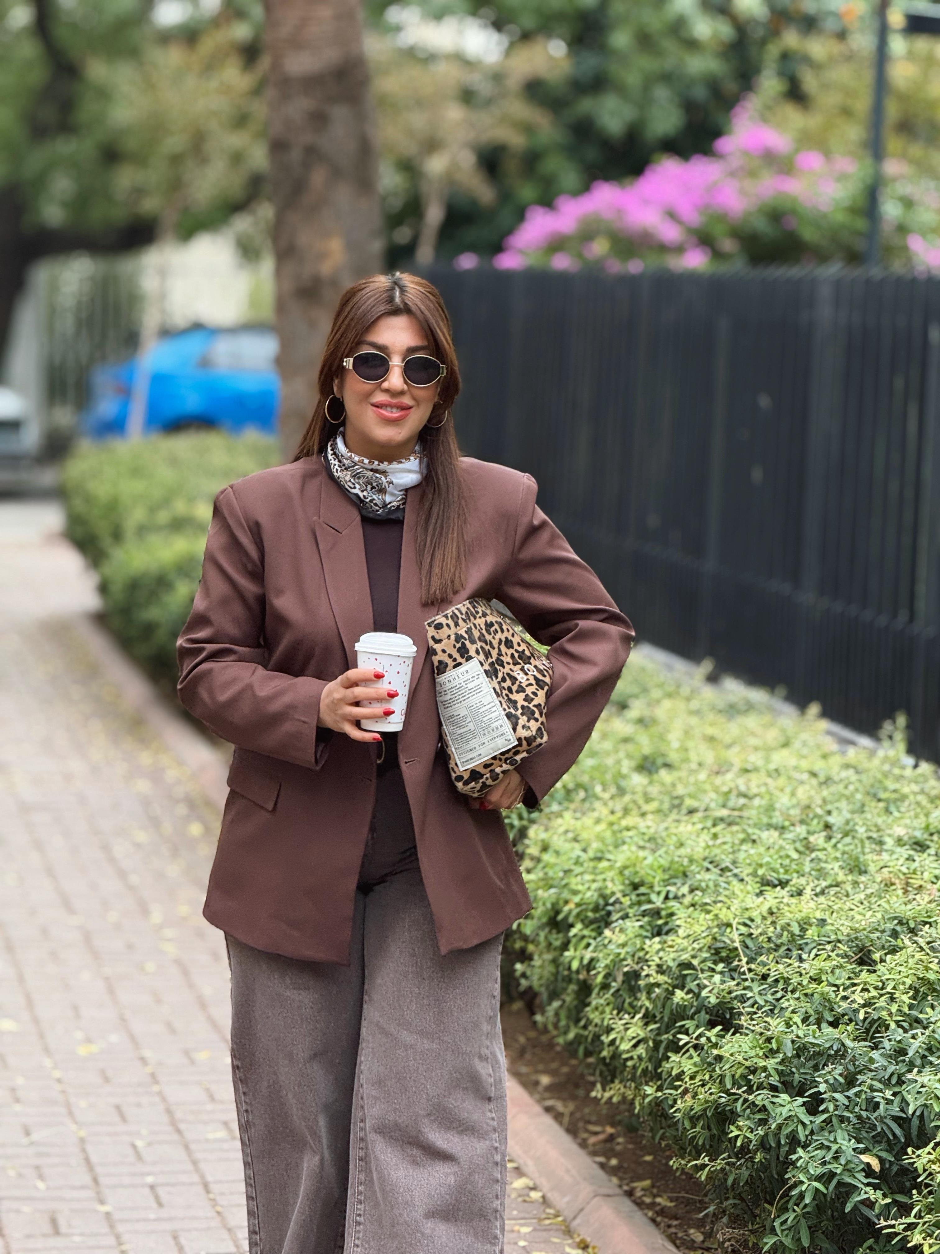 Blazer Ceket Kahverengi