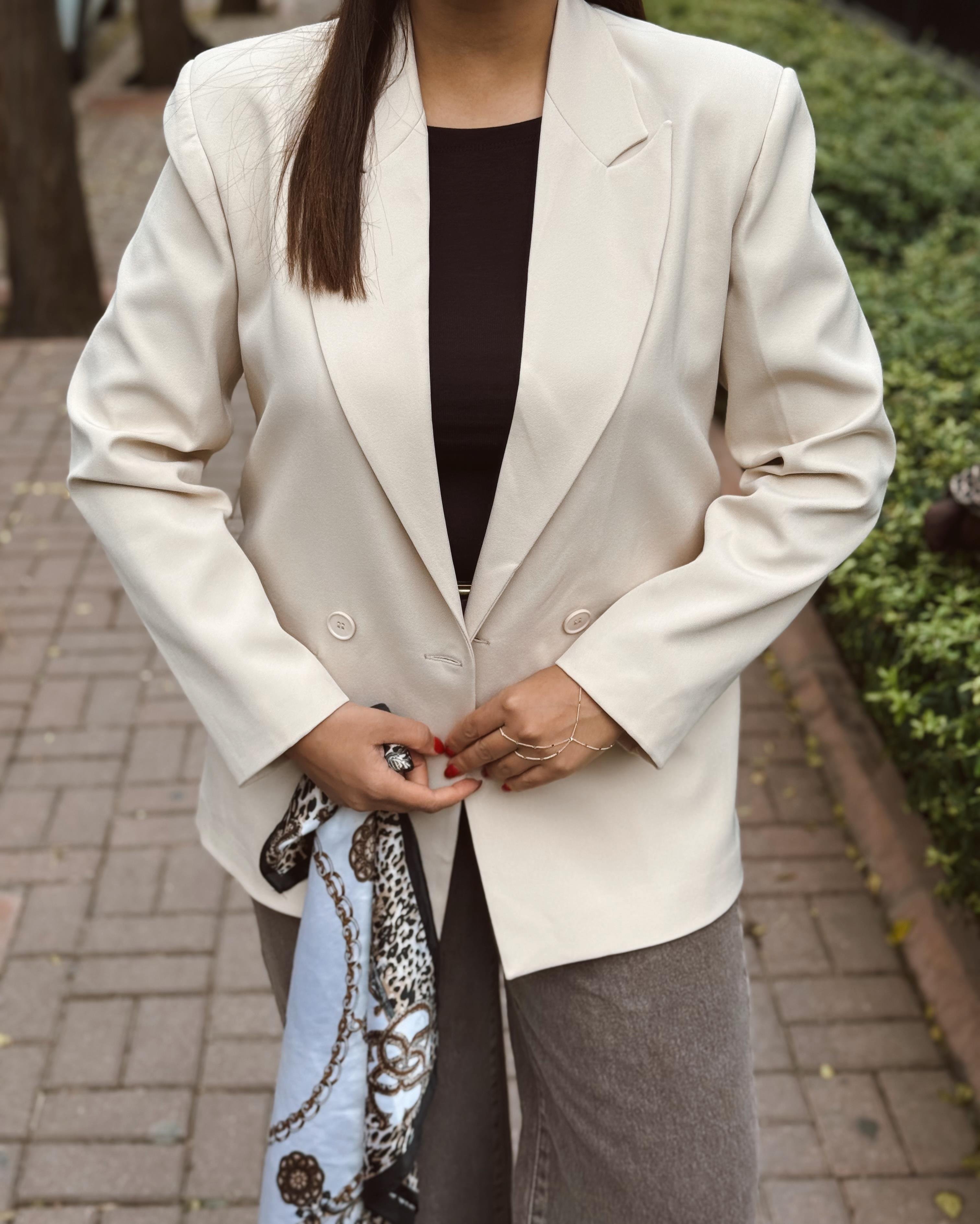 Blazer Ceket Taş 