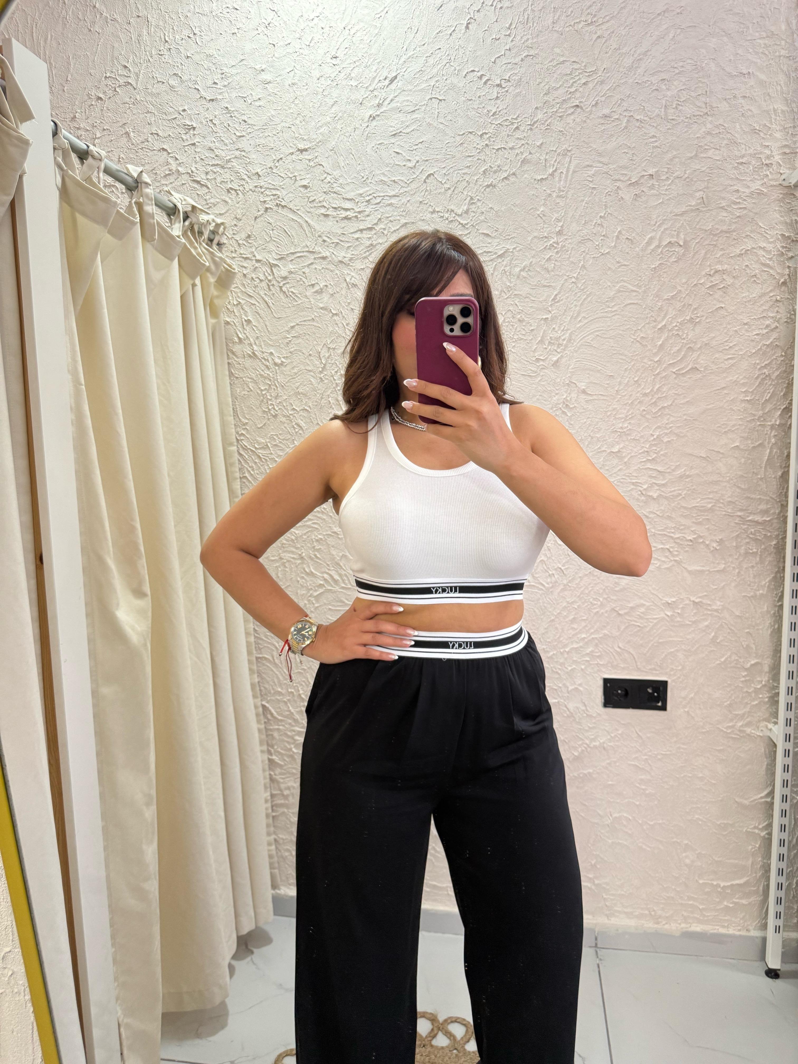Crop Body Beyaz