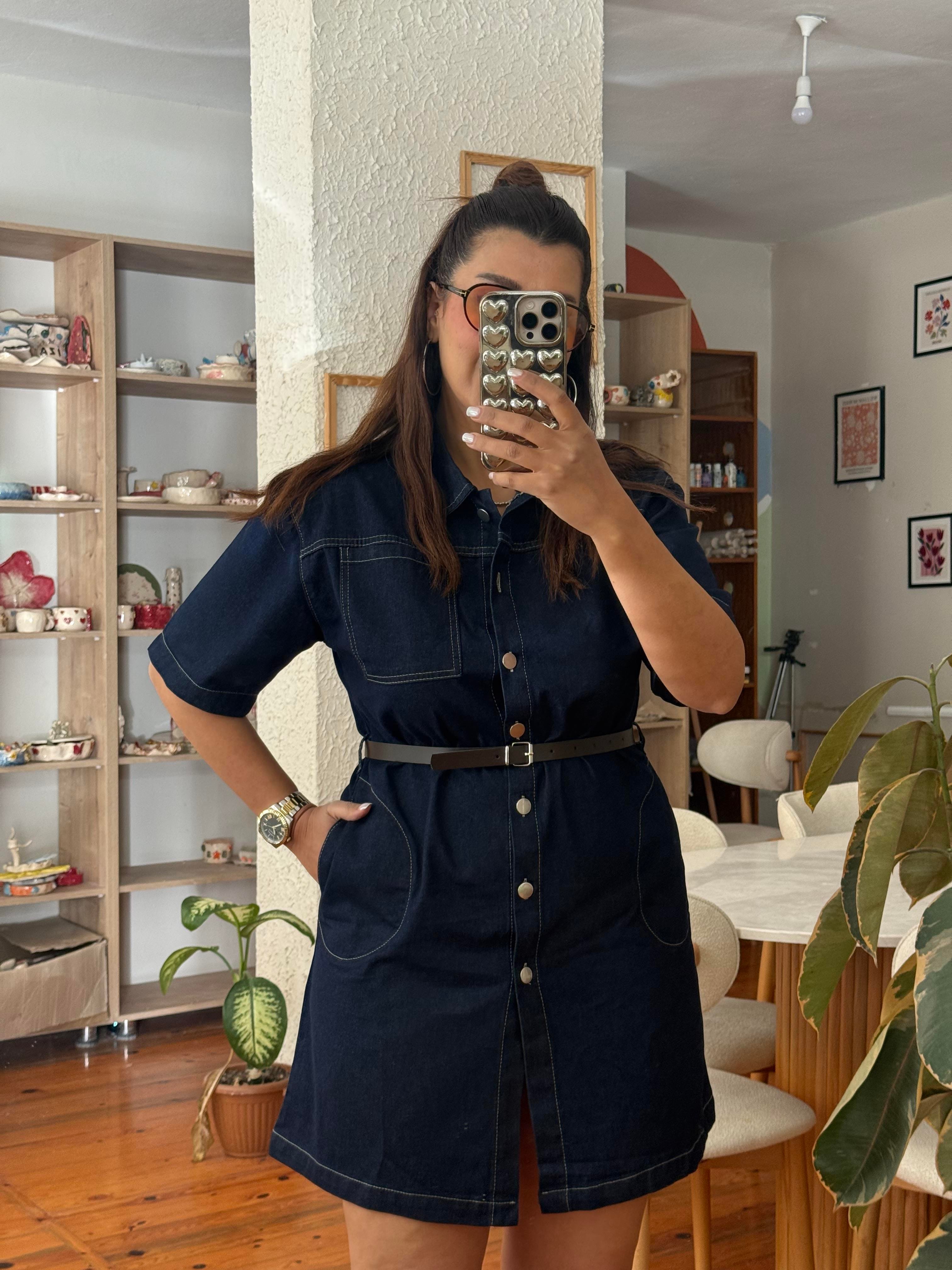 Denim Elbise 