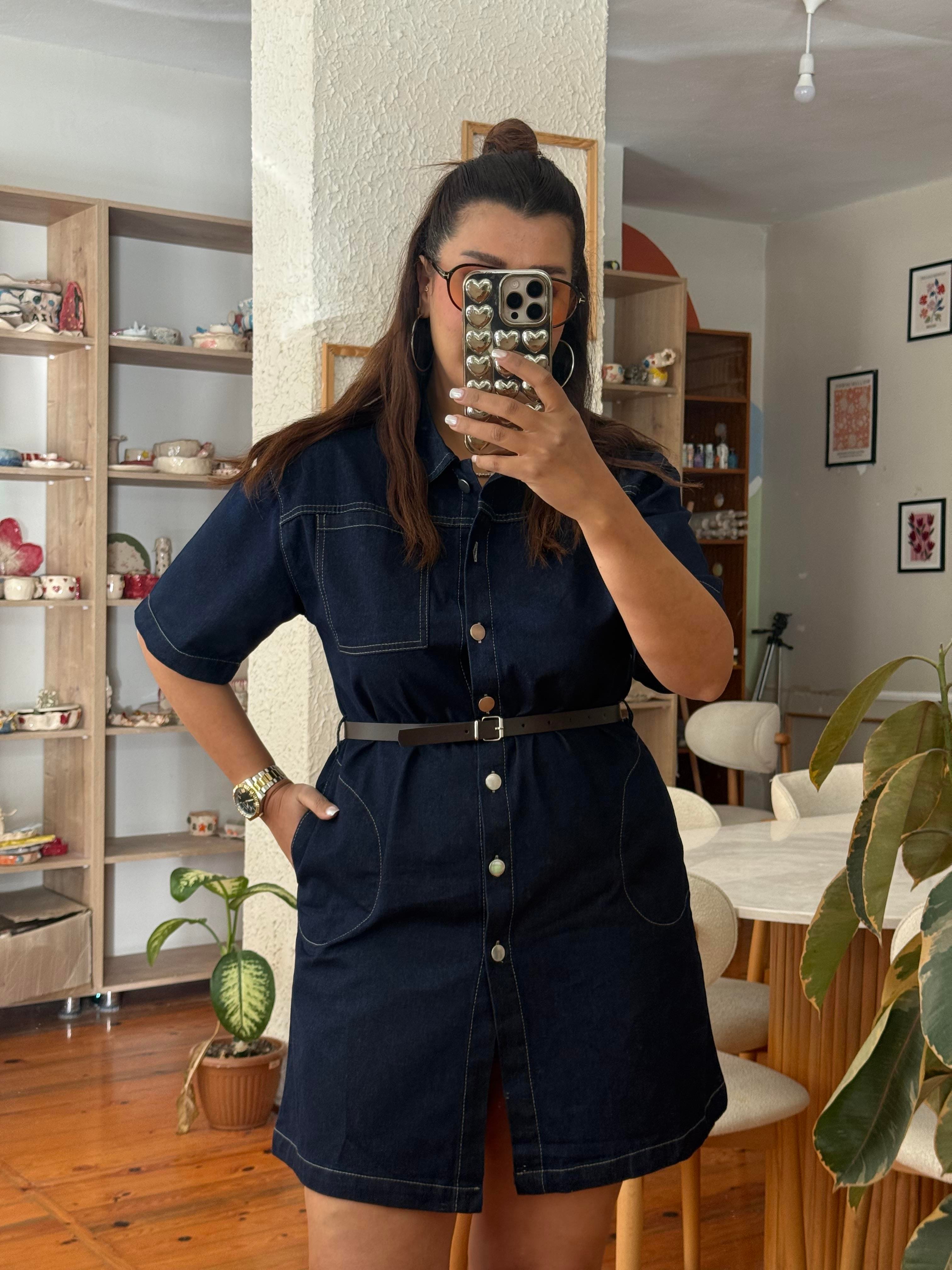 Denim Elbise 