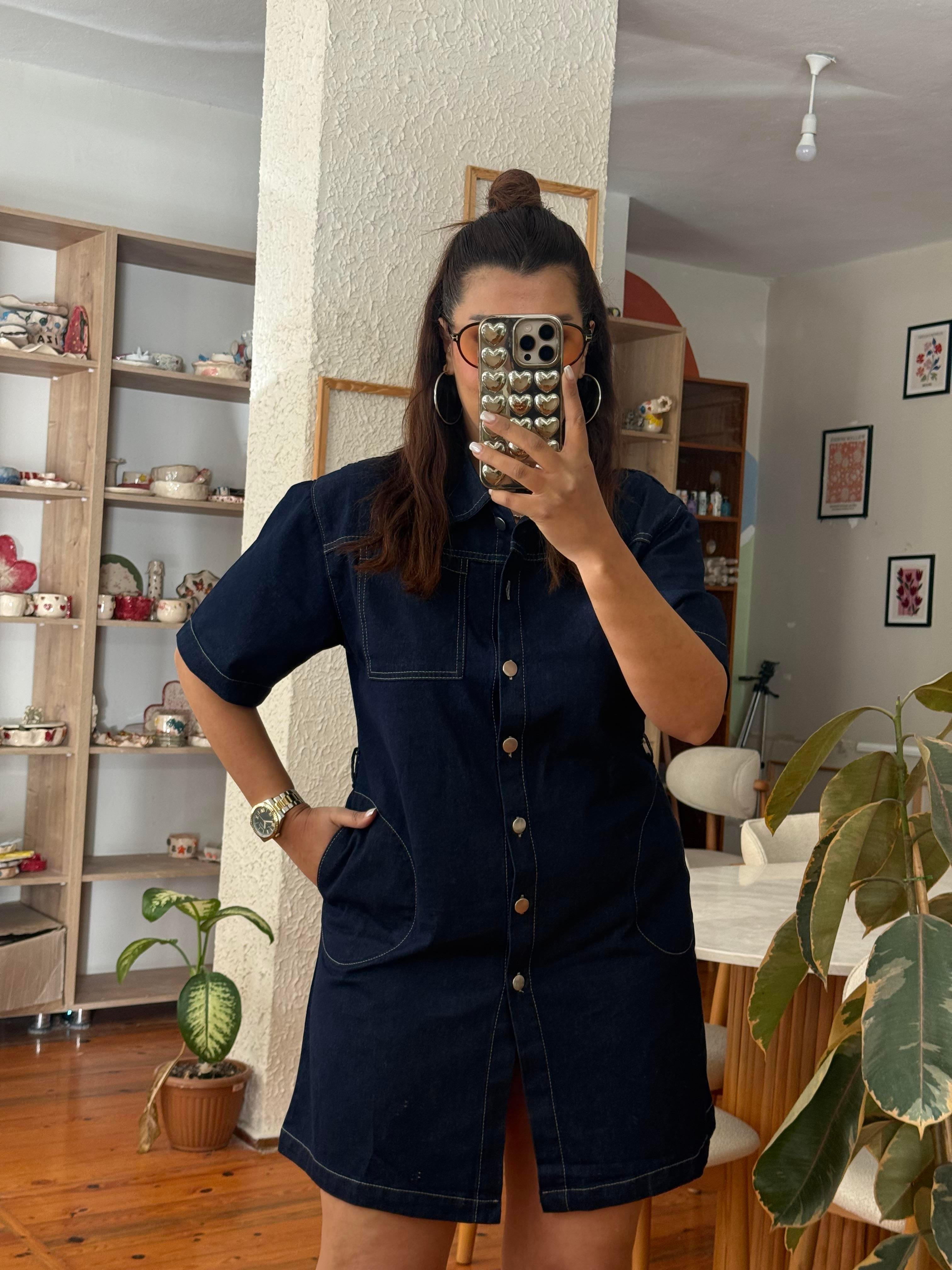 Denim Elbise 