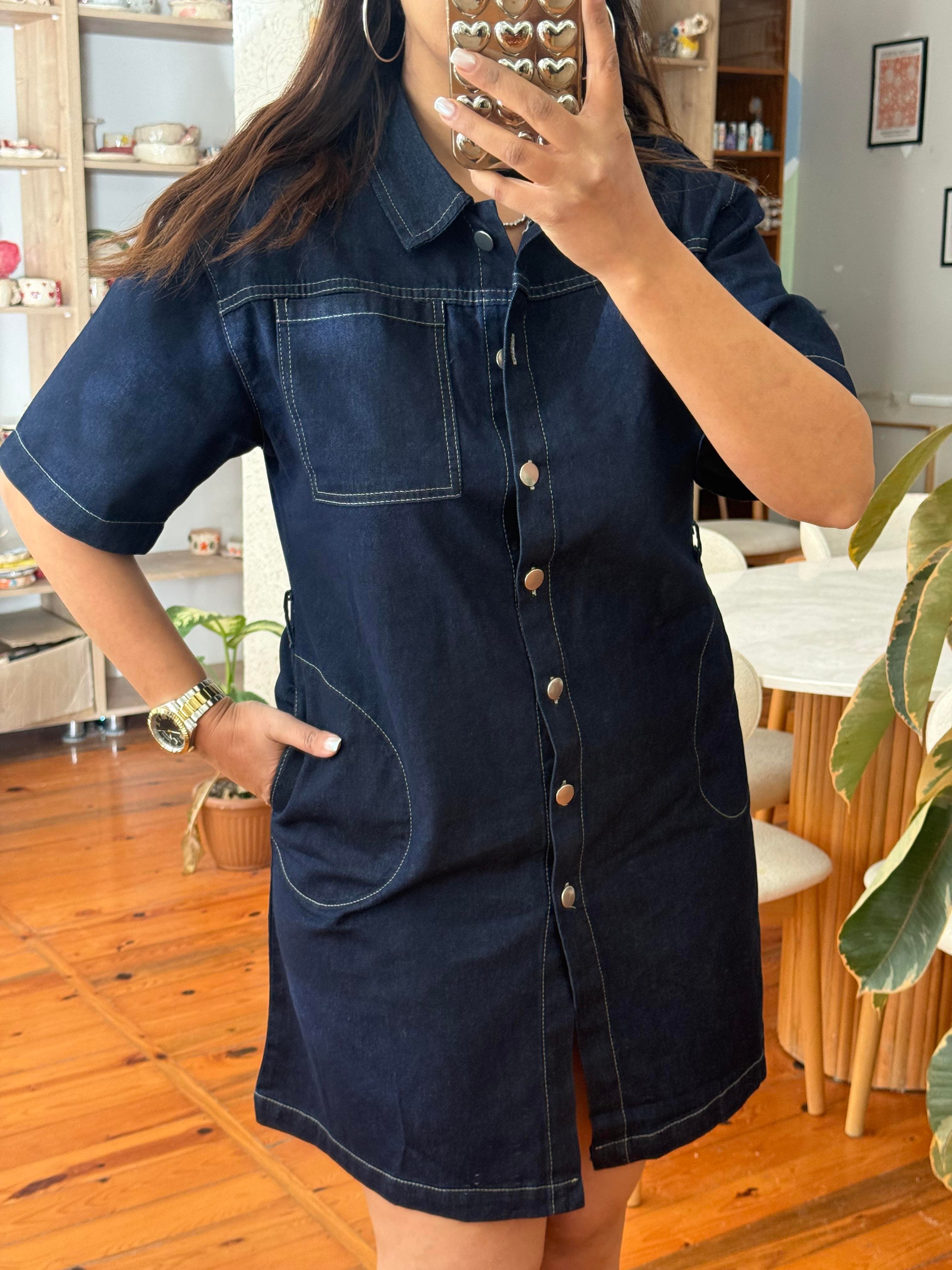 Denim Elbise 