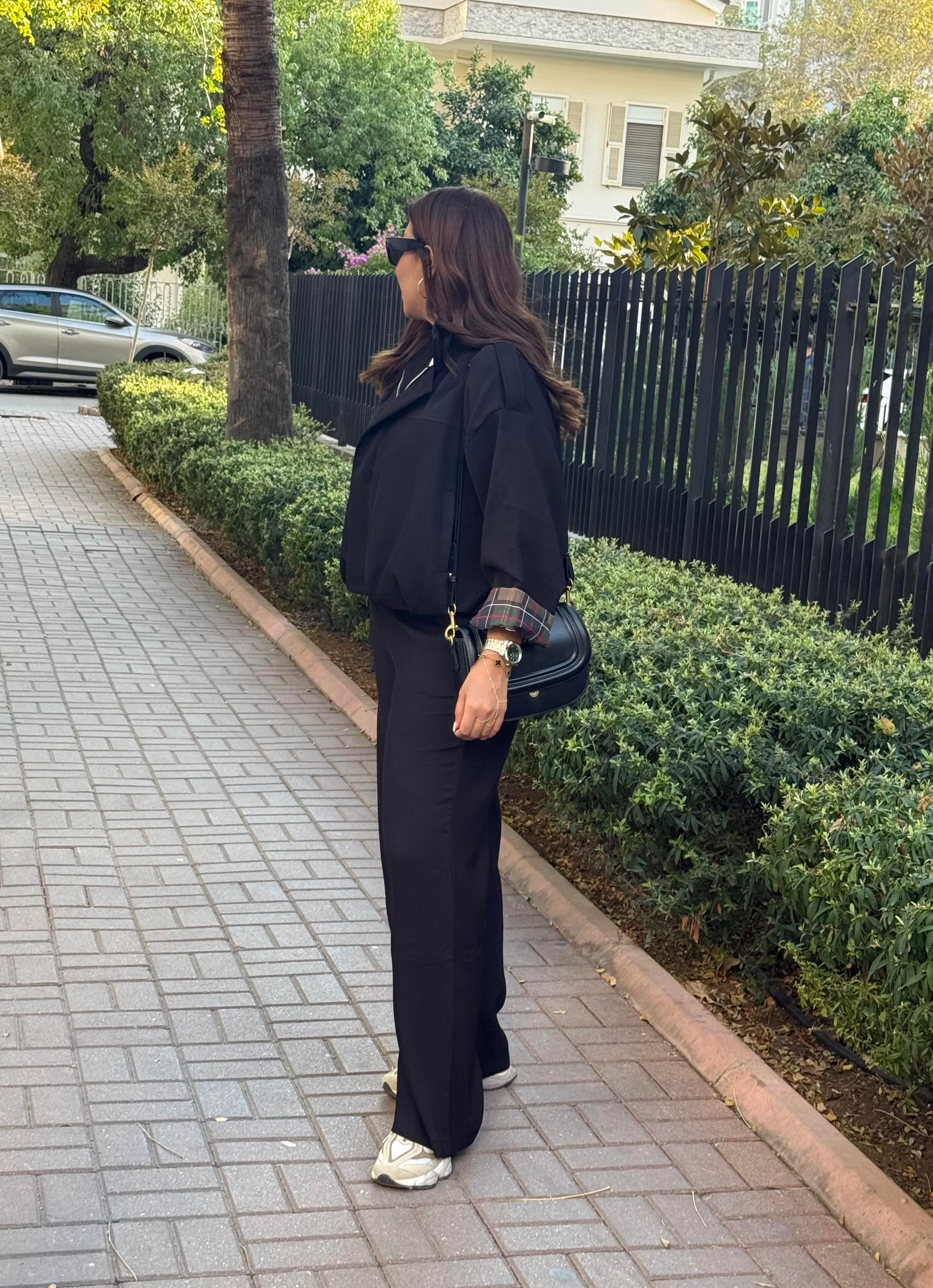 Fitilli Takım Siyah