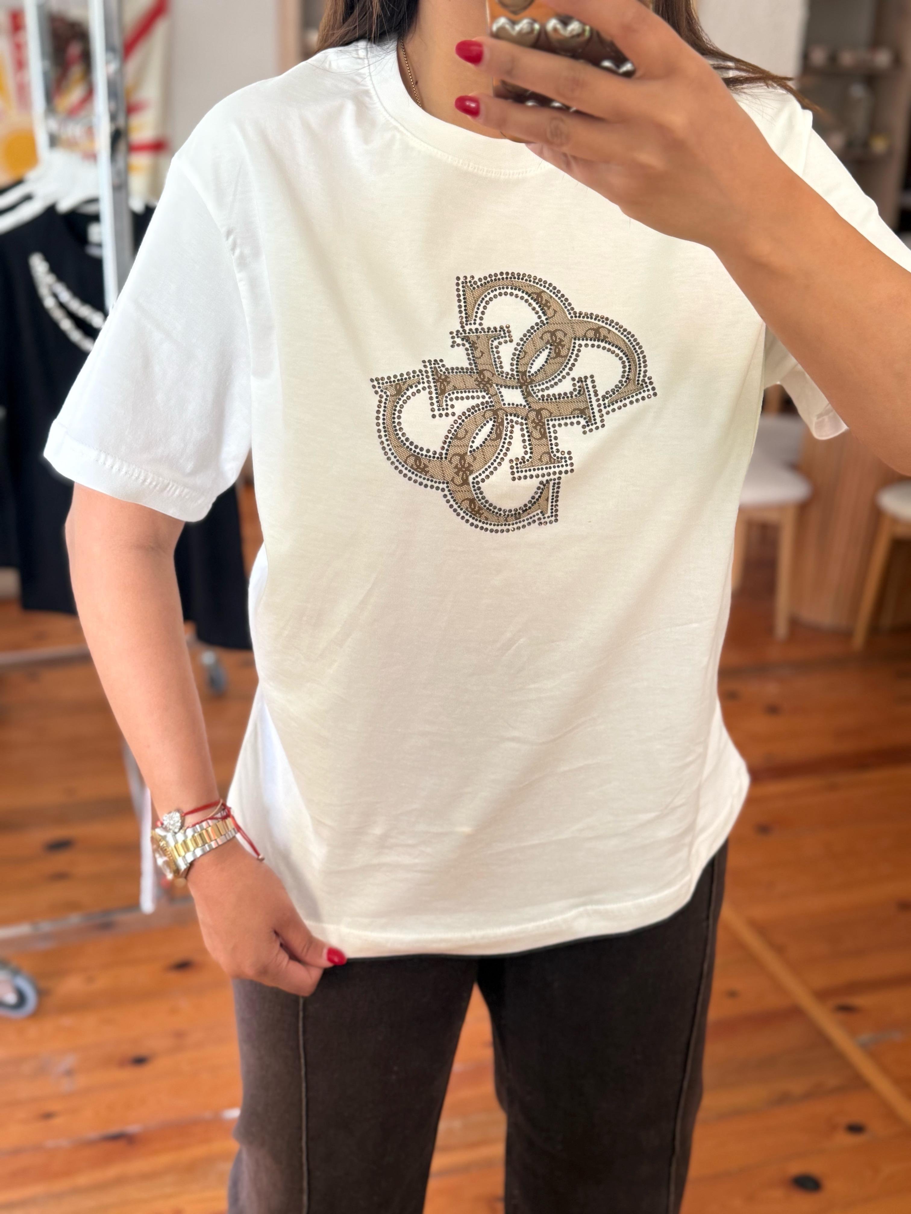 Guess T-shirt Beyaz