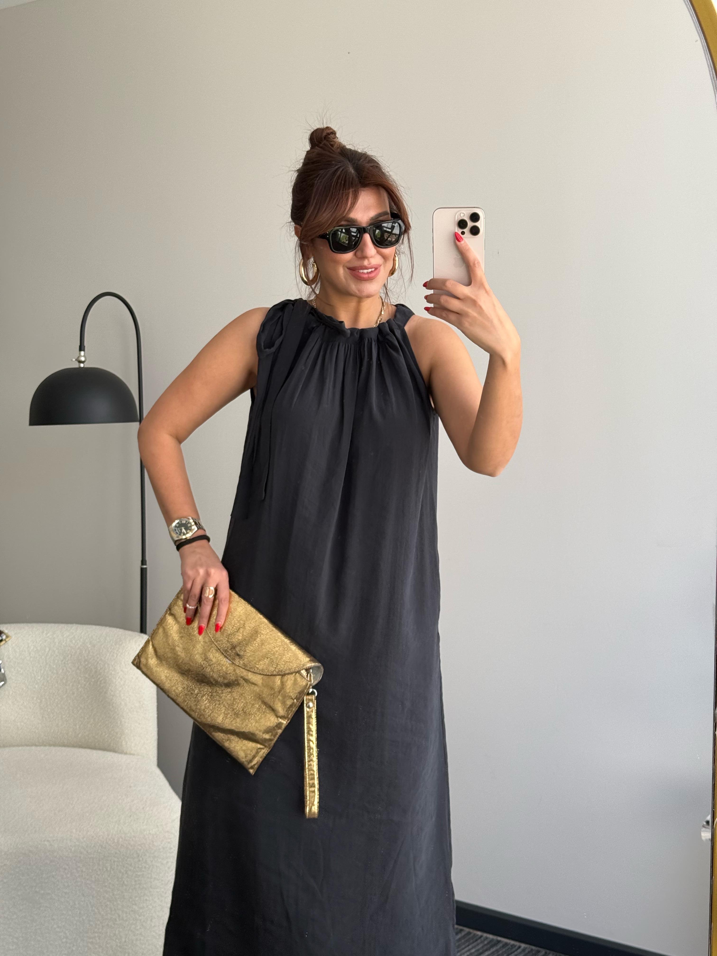 Halter Tensel Elbise