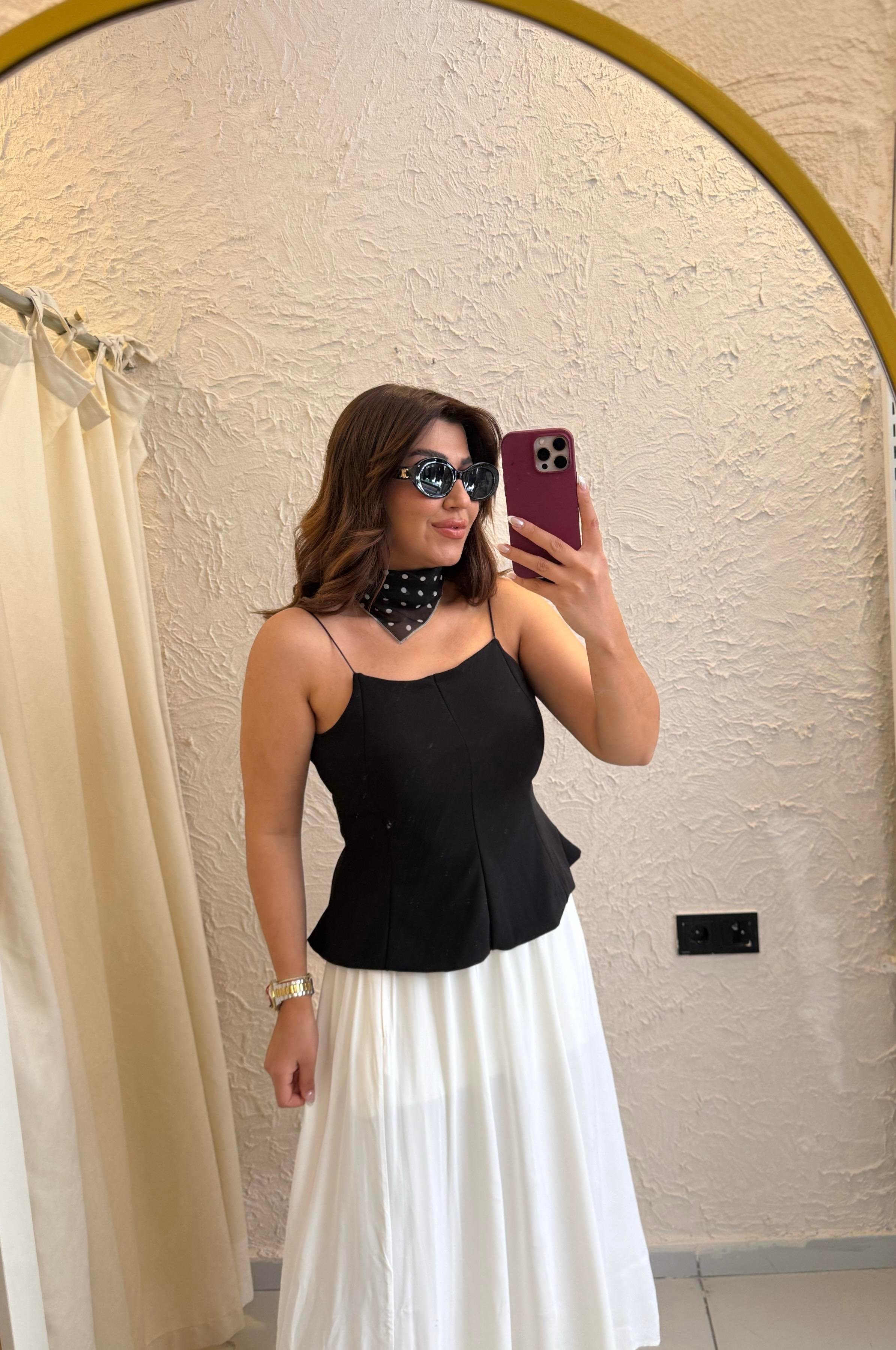 İp askılı Bluz