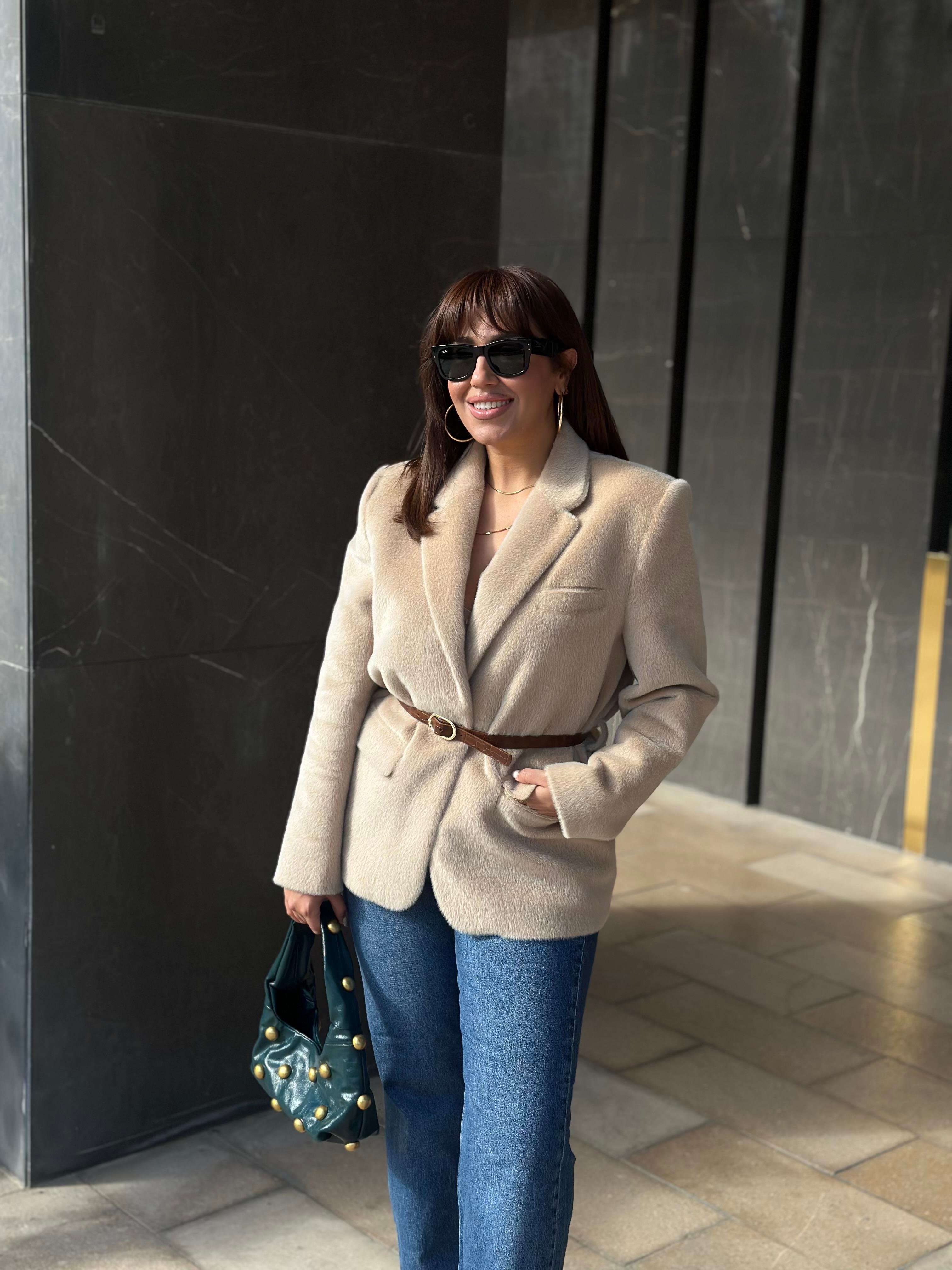 Kaşe Blazer Ceket 