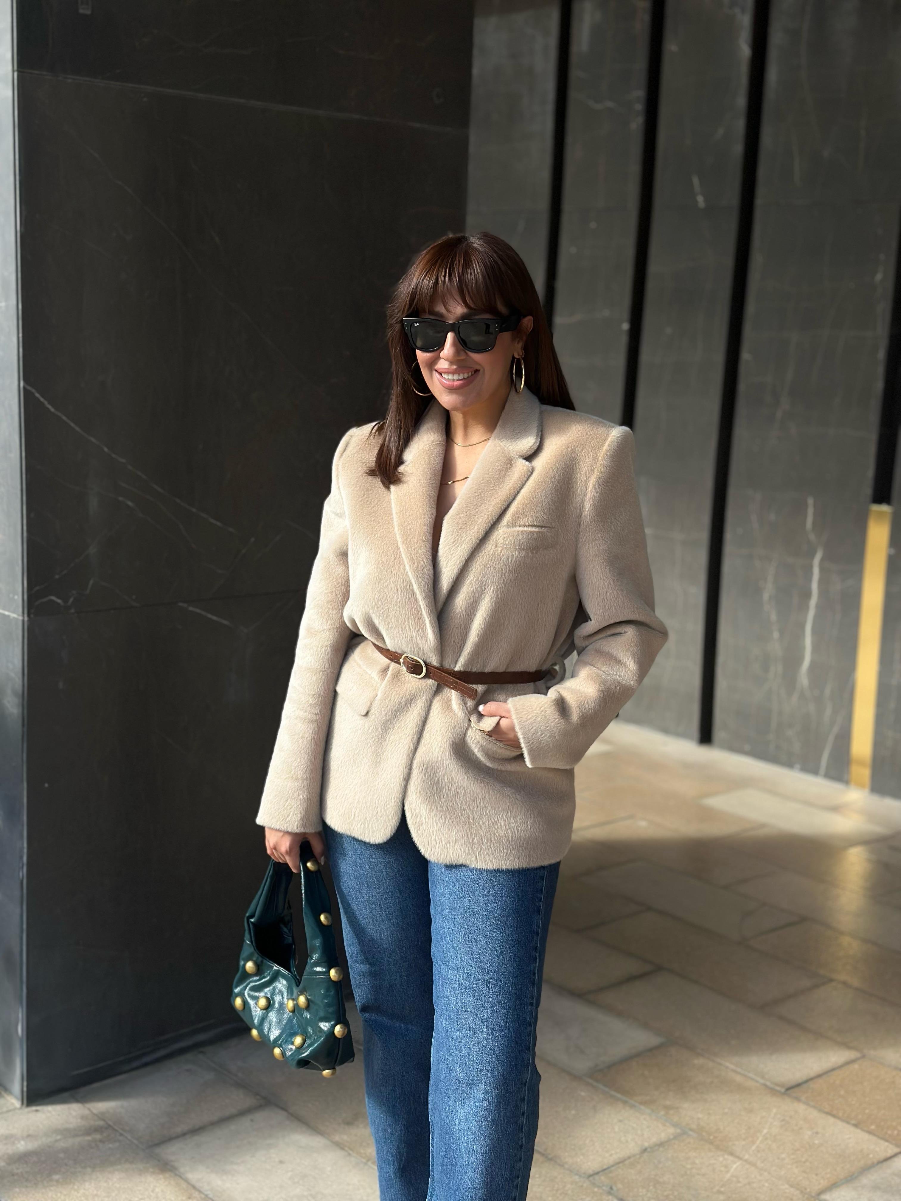 Kaşe Blazer Ceket 