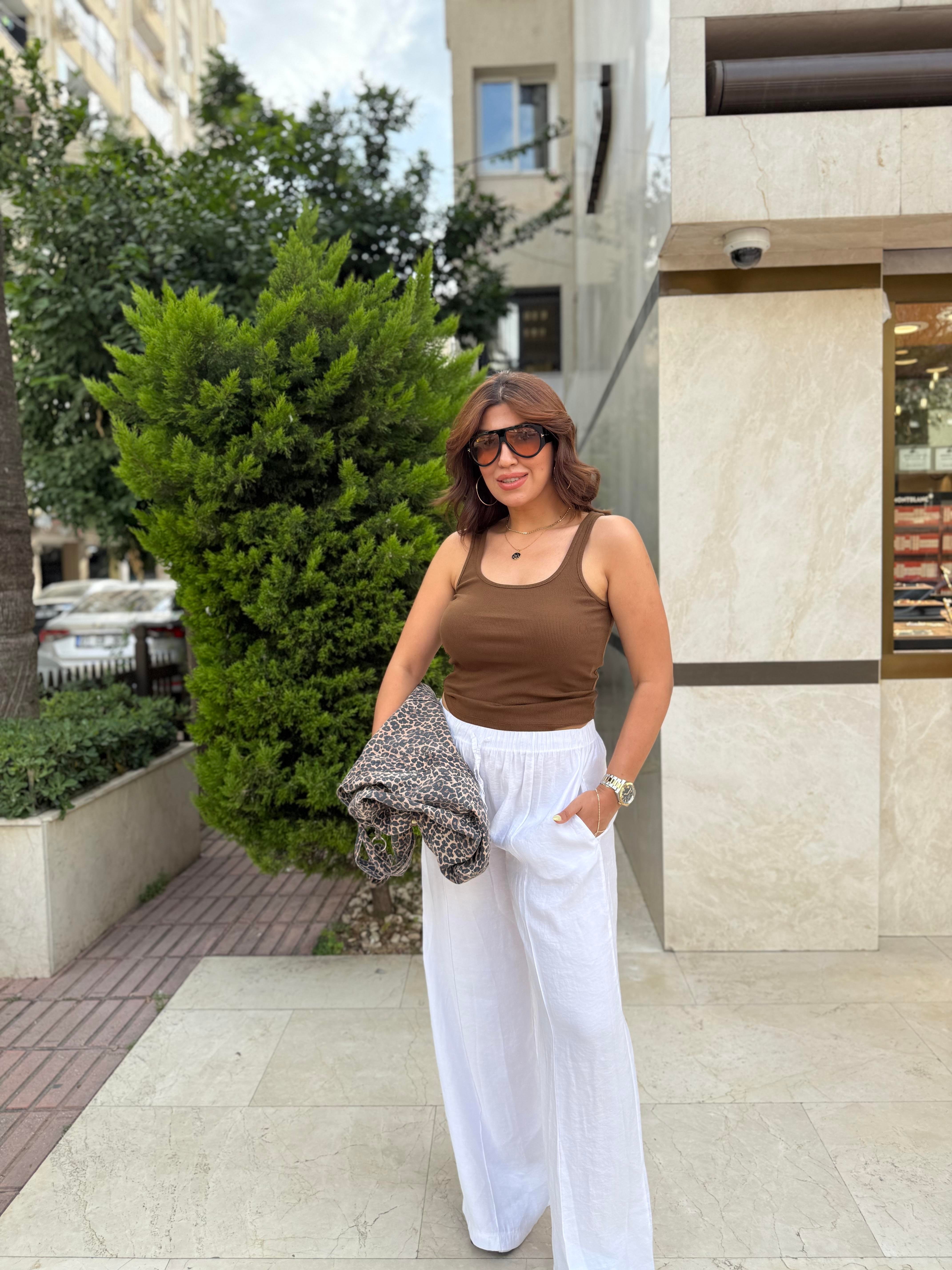 Kaşkorse Atlet Kahverengi