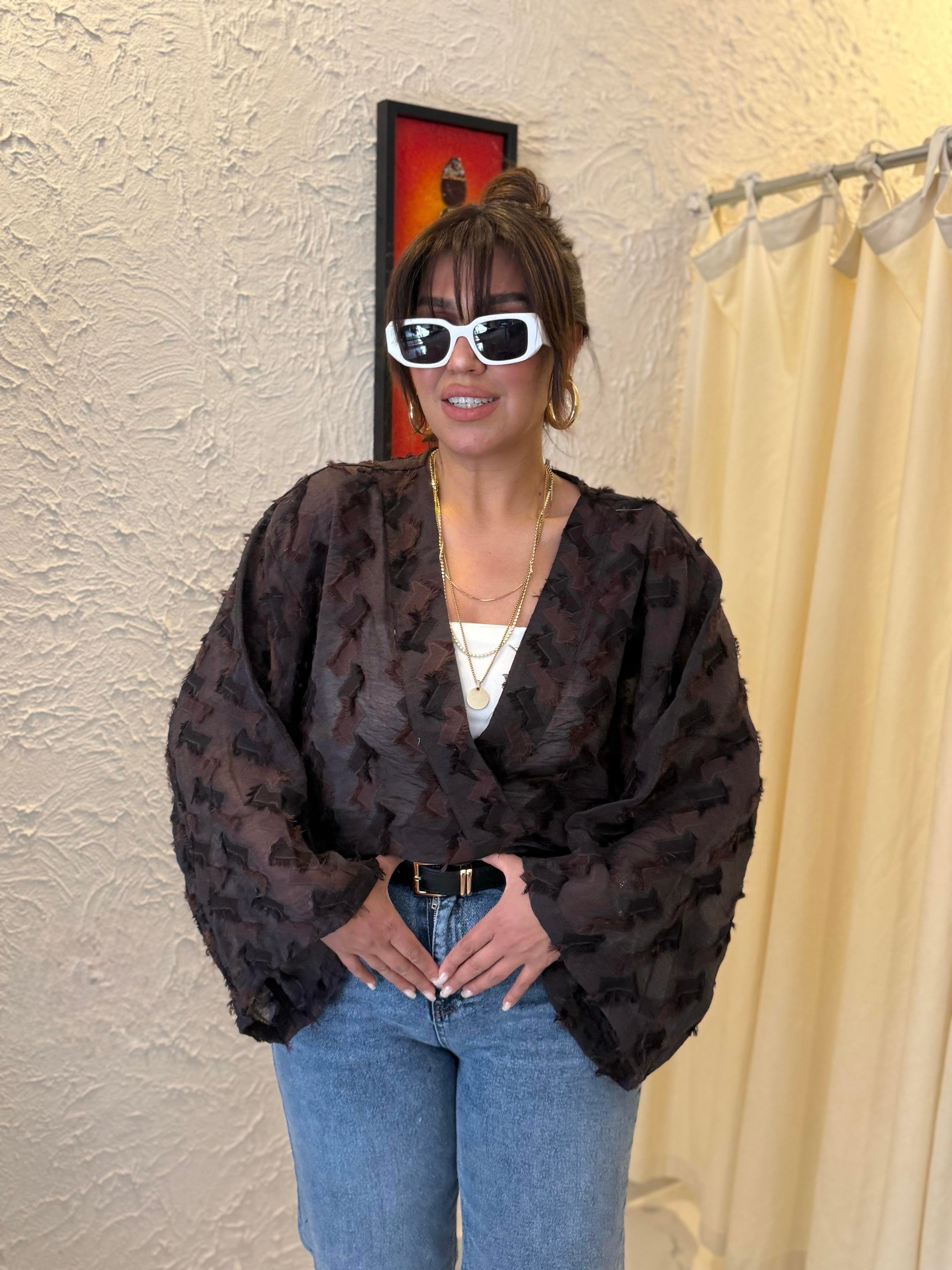 Kimono Kahverengi