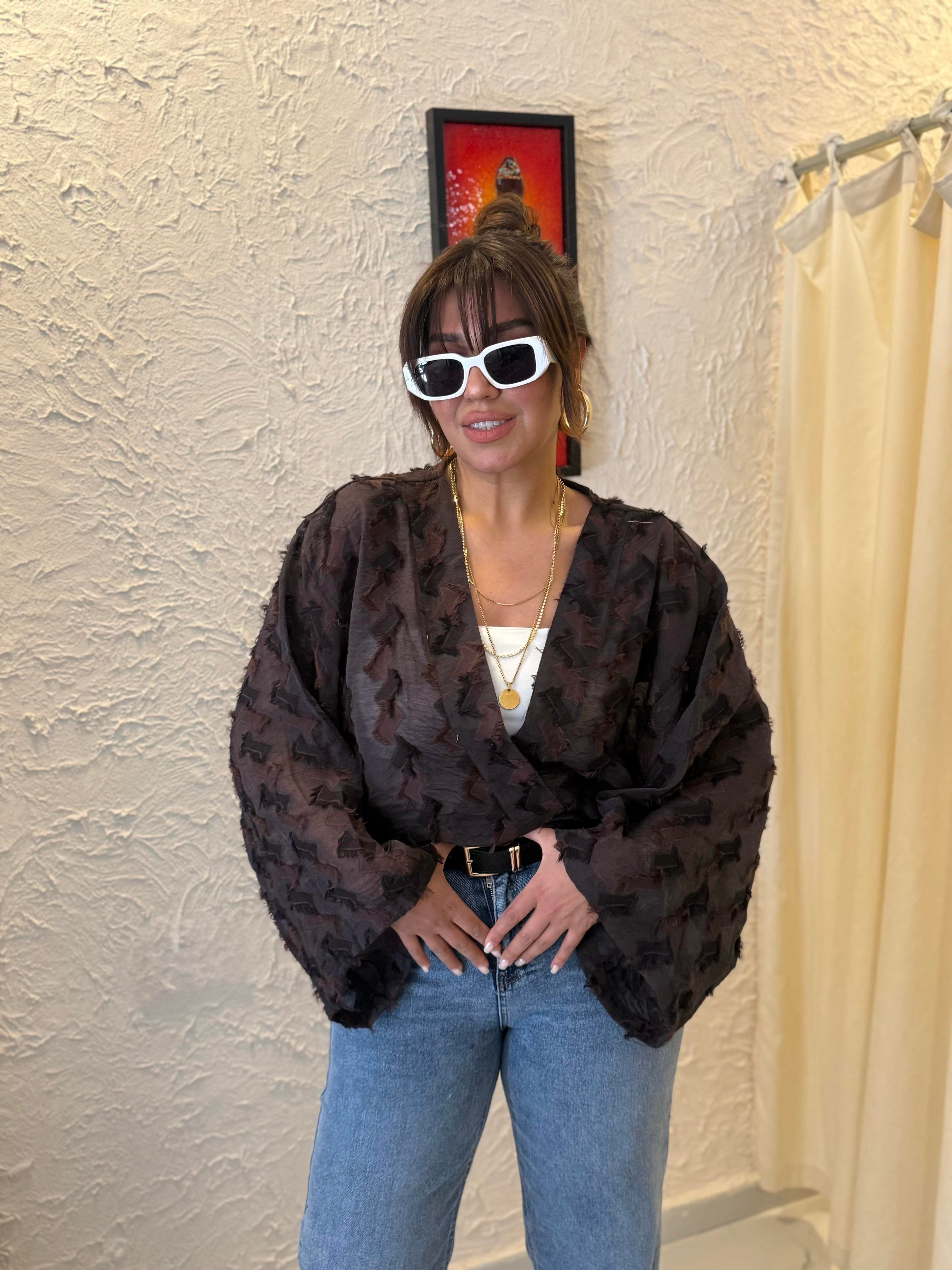 Kimono Kahverengi