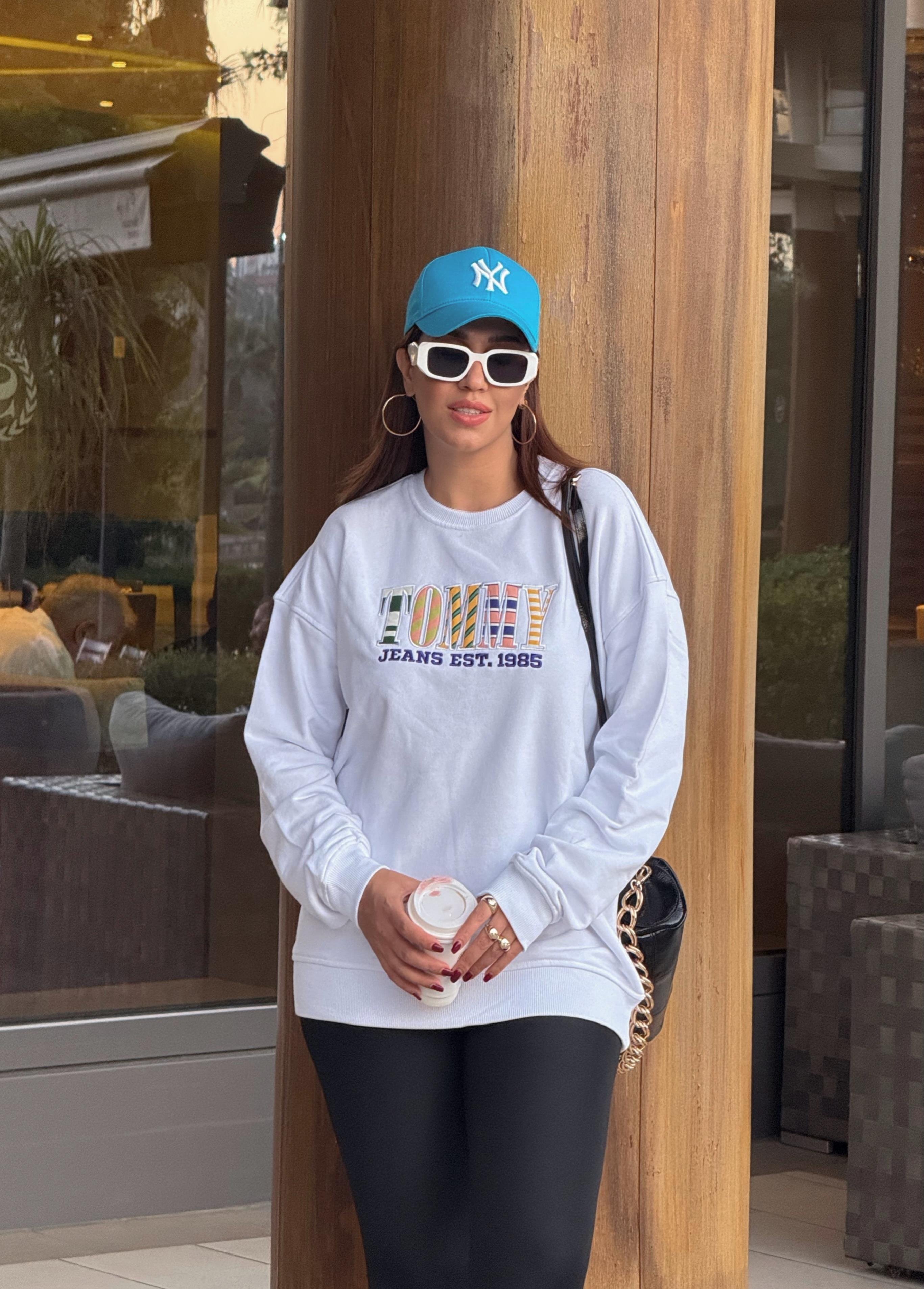 Marka Sweatshirt Beyaz