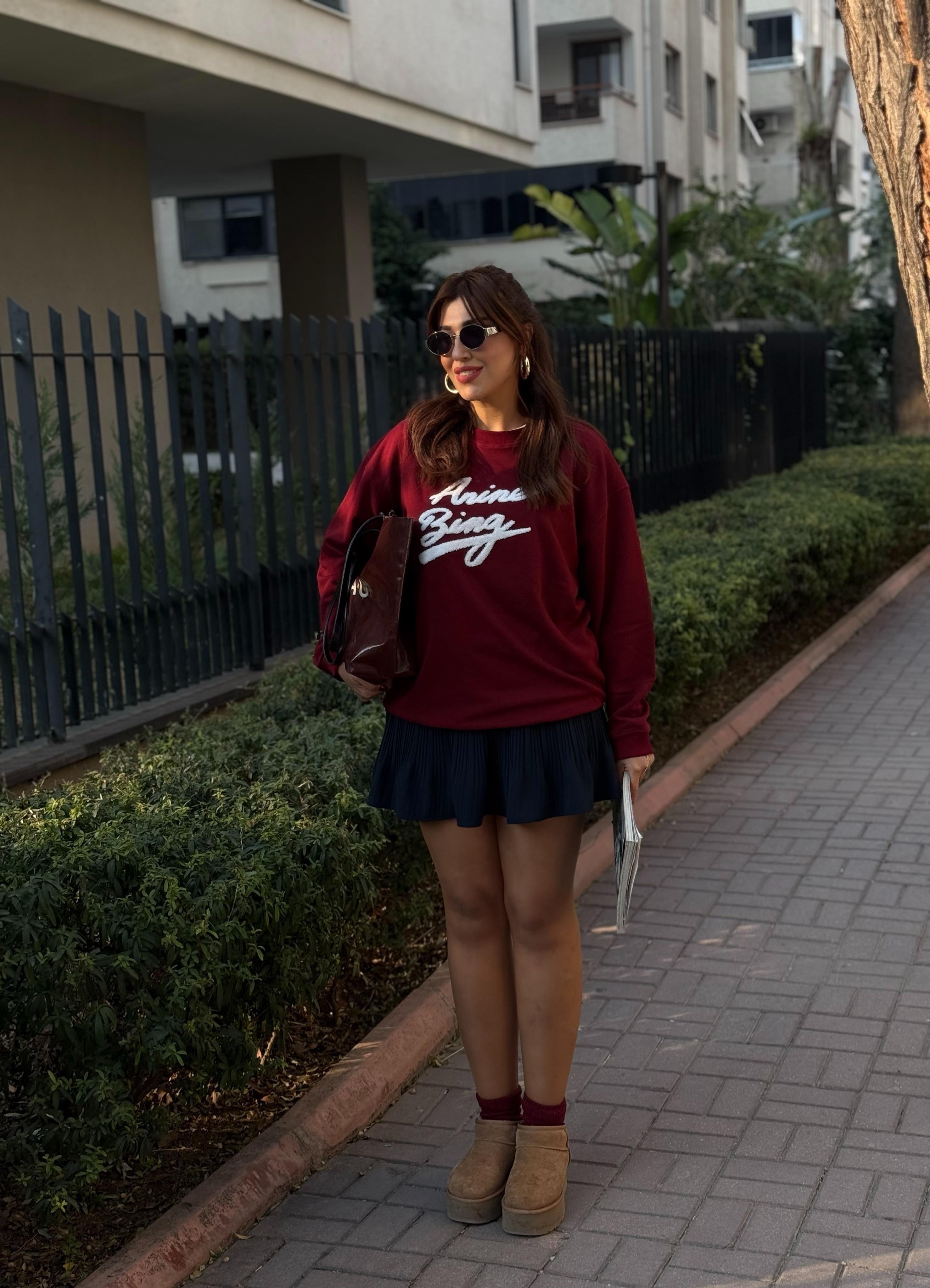 Marka Sweatshirt Bordo 