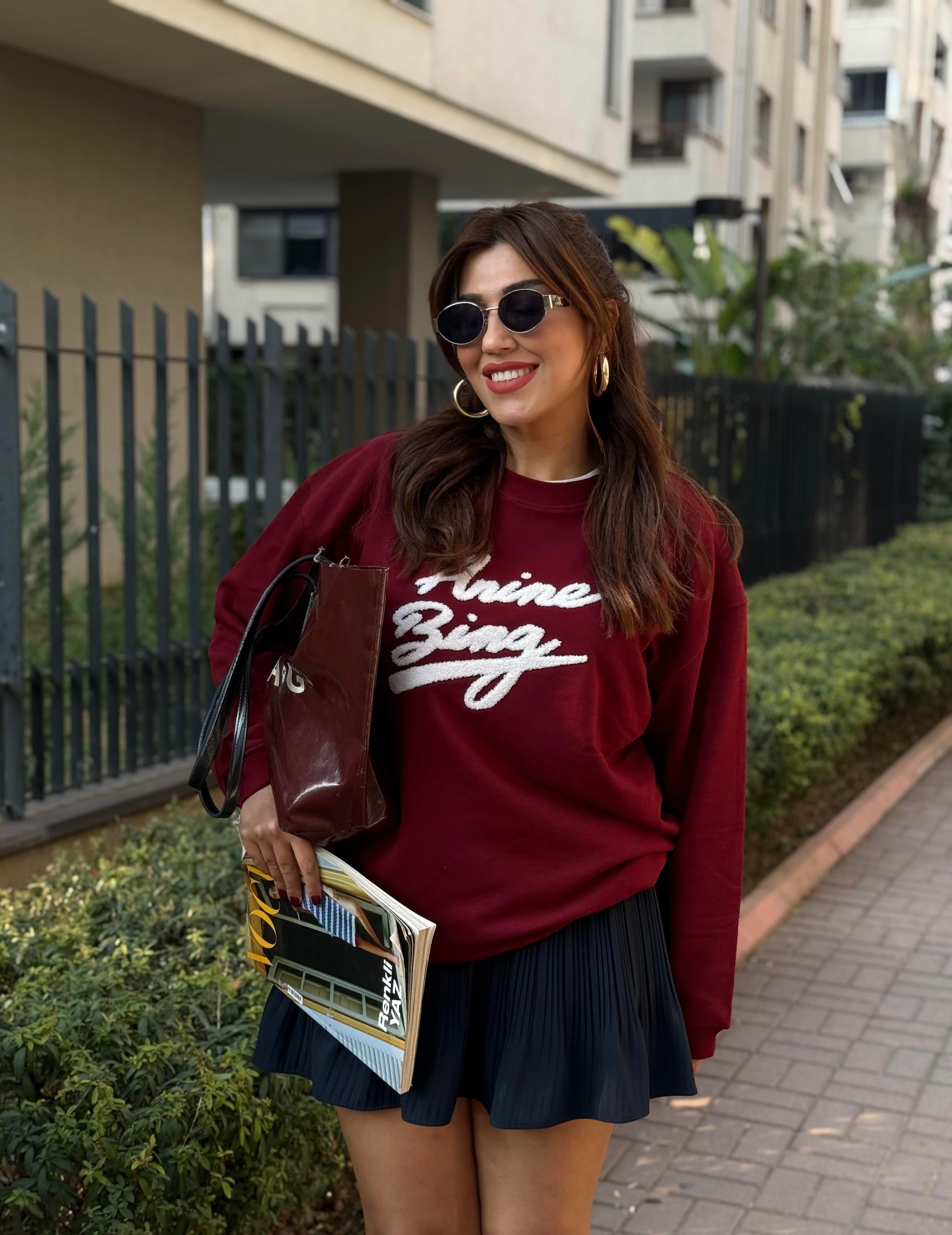 Marka Sweatshirt Bordo 