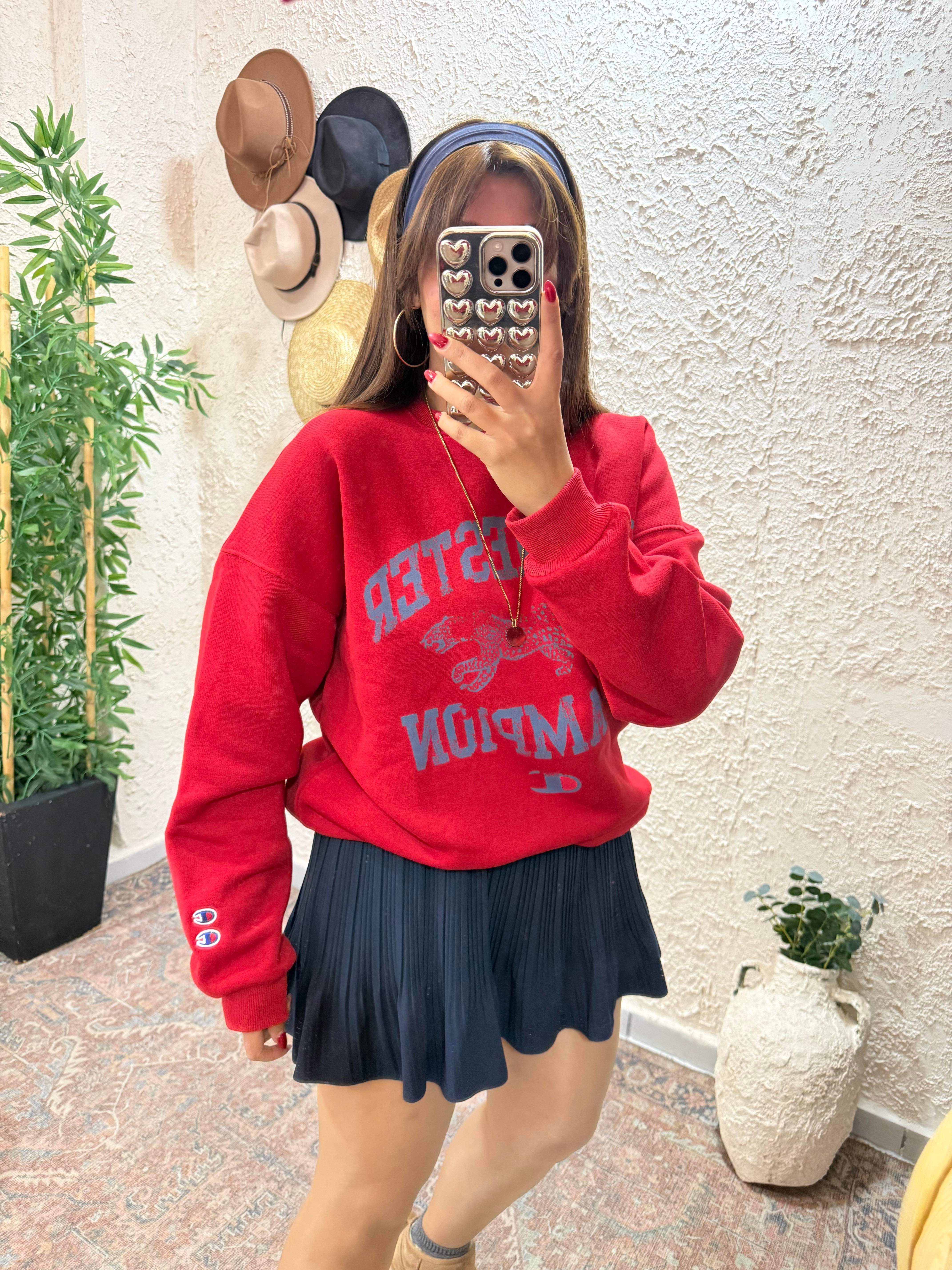 Marka Sweatshirt Kırmızı 